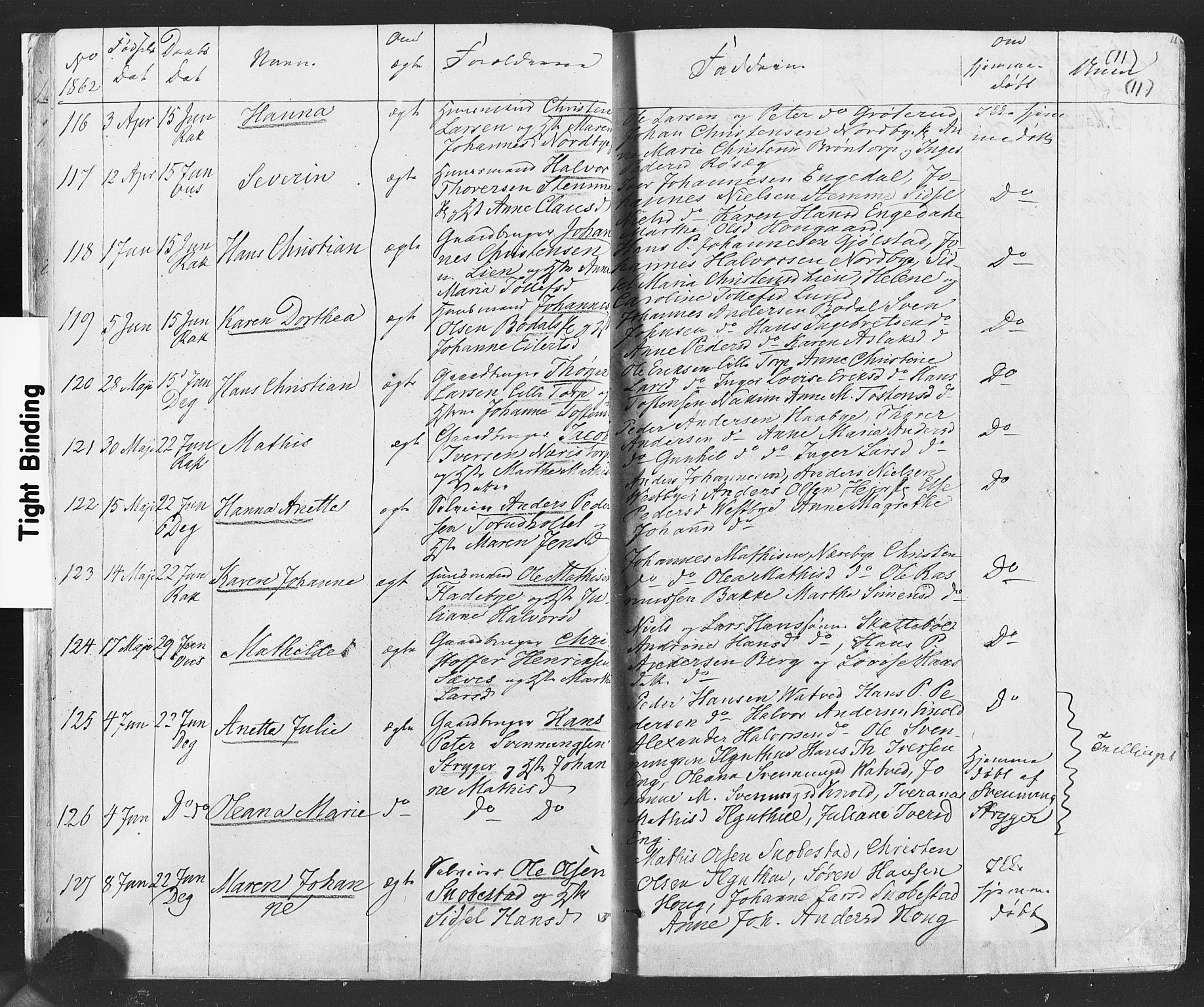 Rakkestad prestekontor Kirkebøker, AV/SAO-A-2008/F/Fa/L0011: Parish register (official) no. I 11, 1862-1877, p. 11