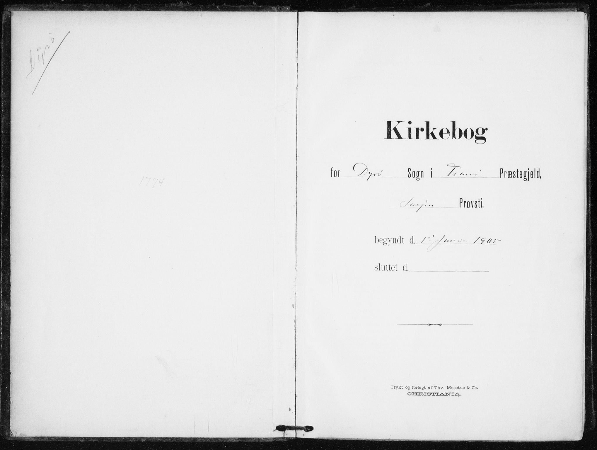 Tranøy sokneprestkontor, AV/SATØ-S-1313/I/Ia/Iaa/L0013kirke: Parish register (official) no. 13, 1905-1922