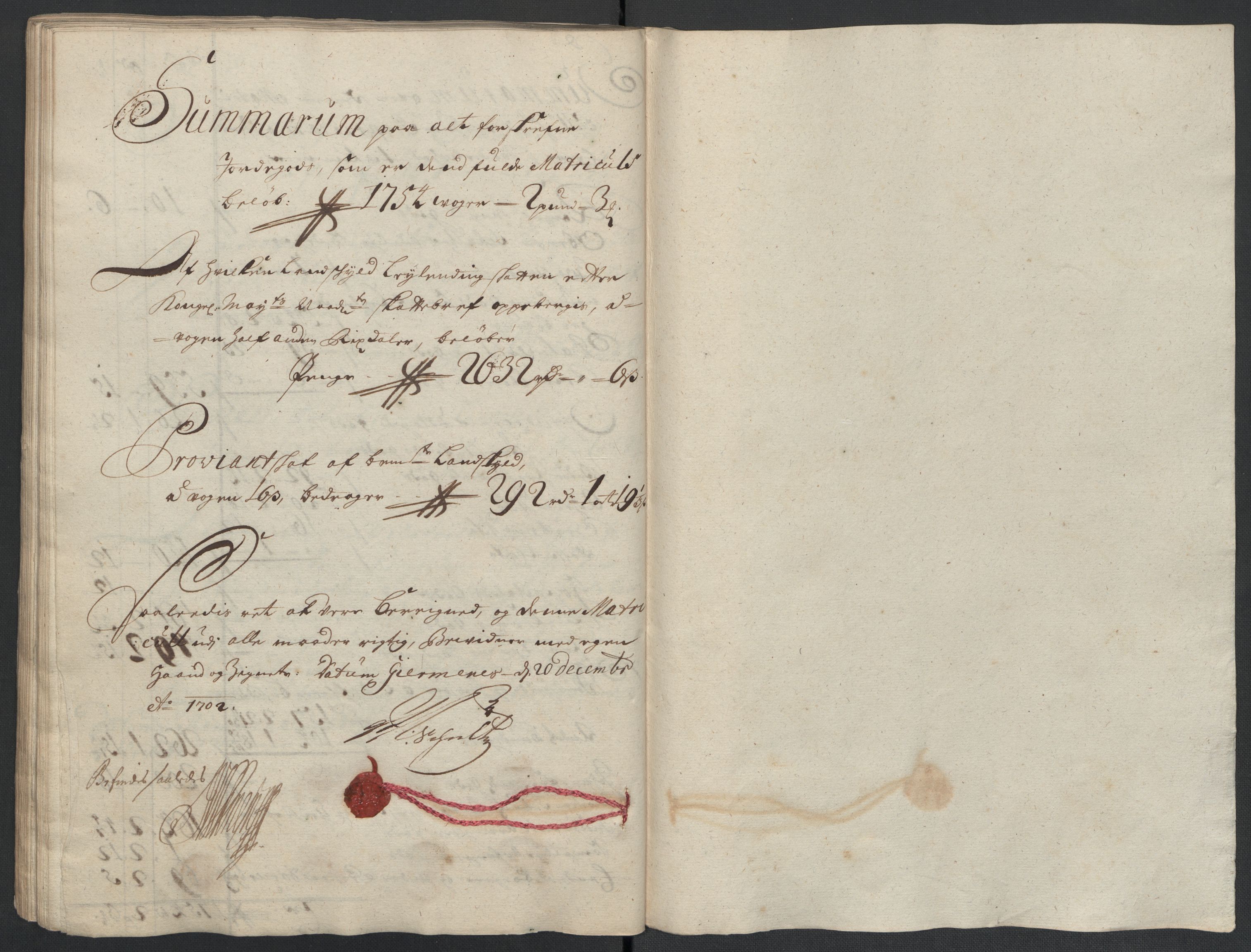 Rentekammeret inntil 1814, Reviderte regnskaper, Fogderegnskap, AV/RA-EA-4092/R55/L3655: Fogderegnskap Romsdal, 1701-1702, p. 241