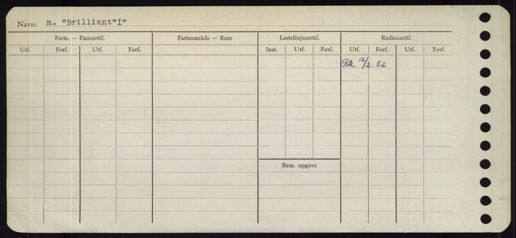 Sjøfartsdirektoratet med forløpere, Skipsmålingen, RA/S-1627/H/Hd/L0005: Fartøy, Br-Byg, p. 258