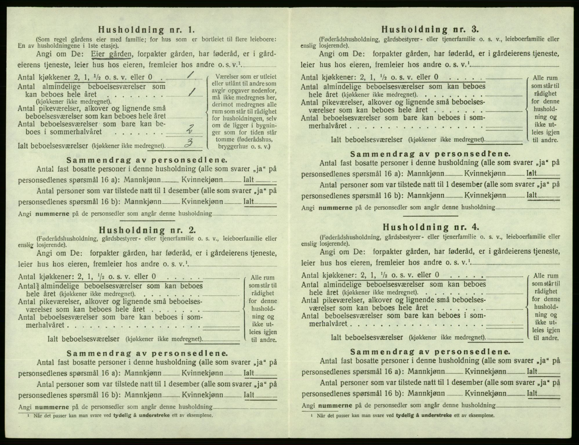 SAB, 1920 census for Vikebygd, 1920, p. 447