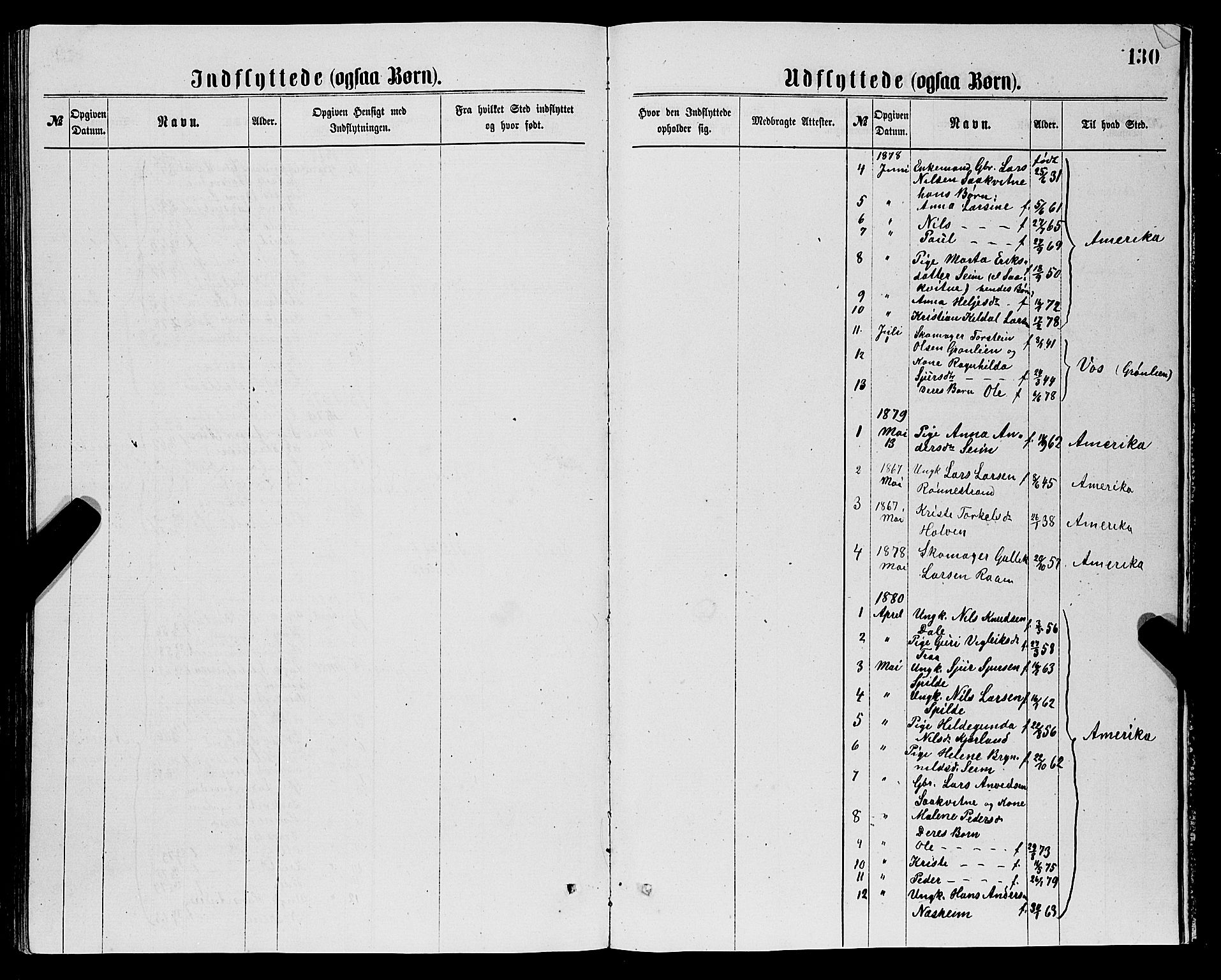 Ulvik sokneprestembete, AV/SAB-A-78801/H/Hab: Parish register (copy) no. B 2, 1869-1883, p. 130