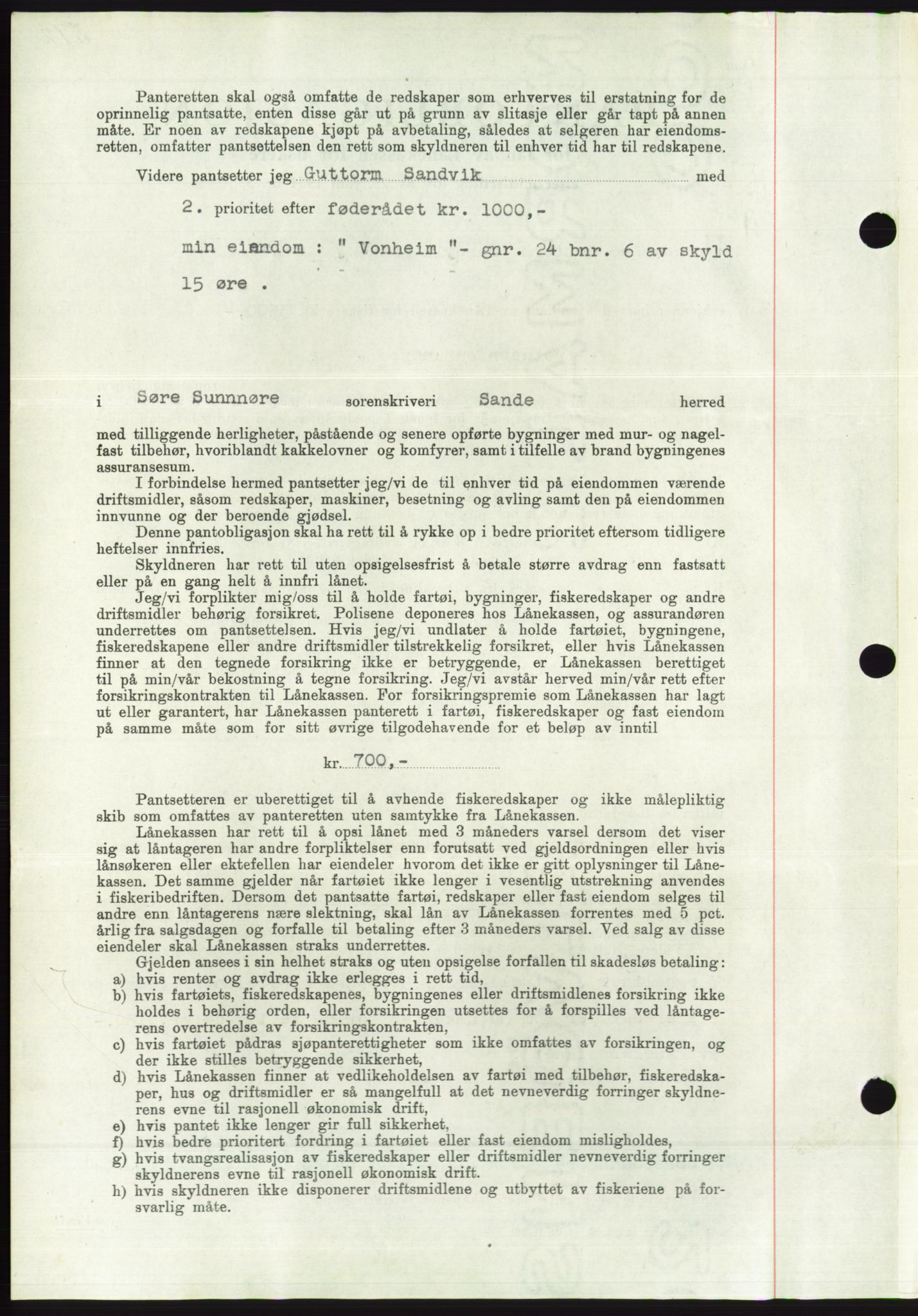 Søre Sunnmøre sorenskriveri, AV/SAT-A-4122/1/2/2C/L0063: Mortgage book no. 57, 1937-1937, Diary no: : 1237/1937