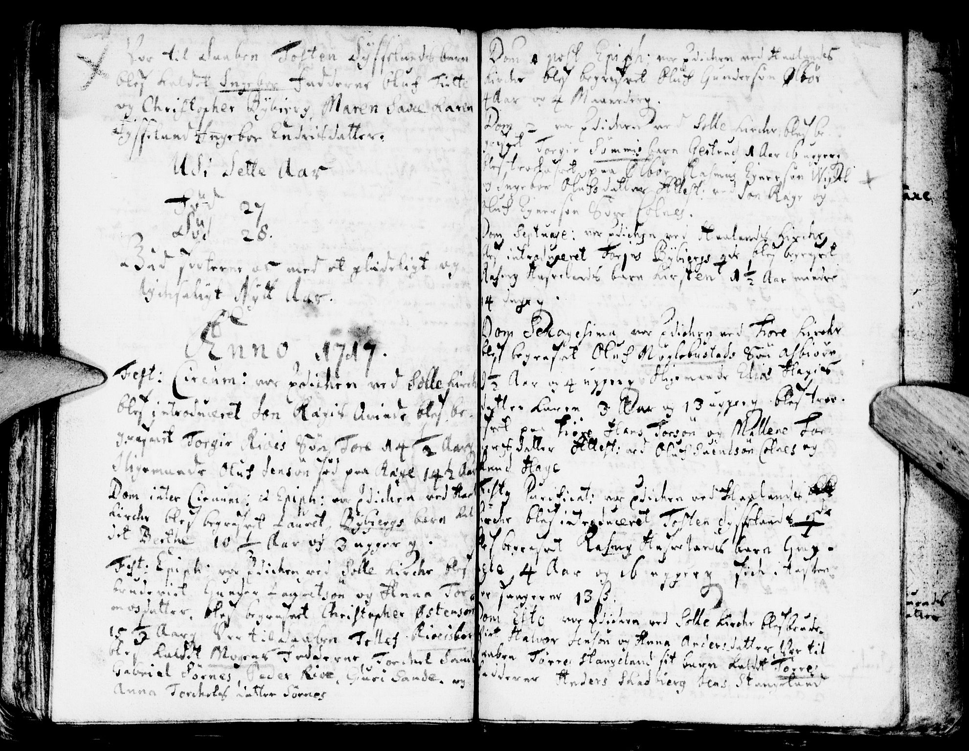 Håland sokneprestkontor, AV/SAST-A-101802/001/30BA/L0001: Parish register (official) no. A 1, 1671-1722