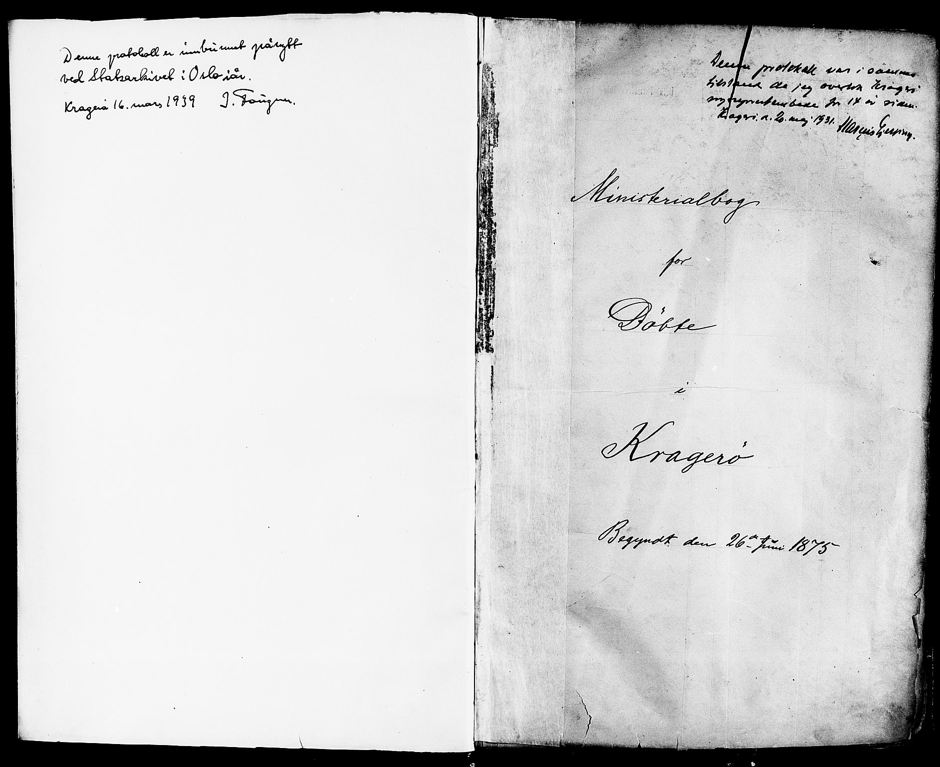 Kragerø kirkebøker, AV/SAKO-A-278/F/Fa/L0011: Parish register (official) no. 11, 1875-1886
