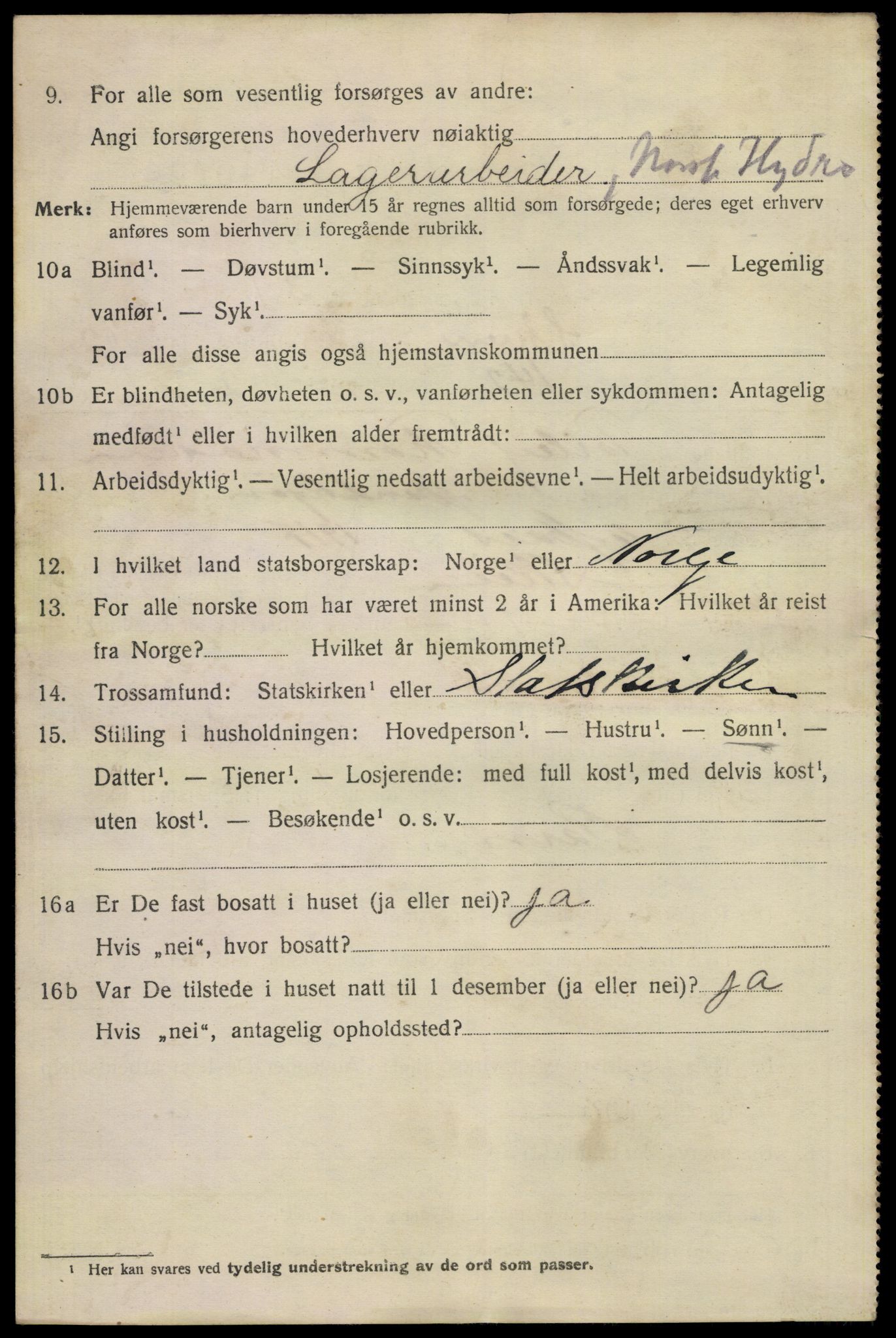 SAKO, 1920 census for Skien, 1920, p. 39477