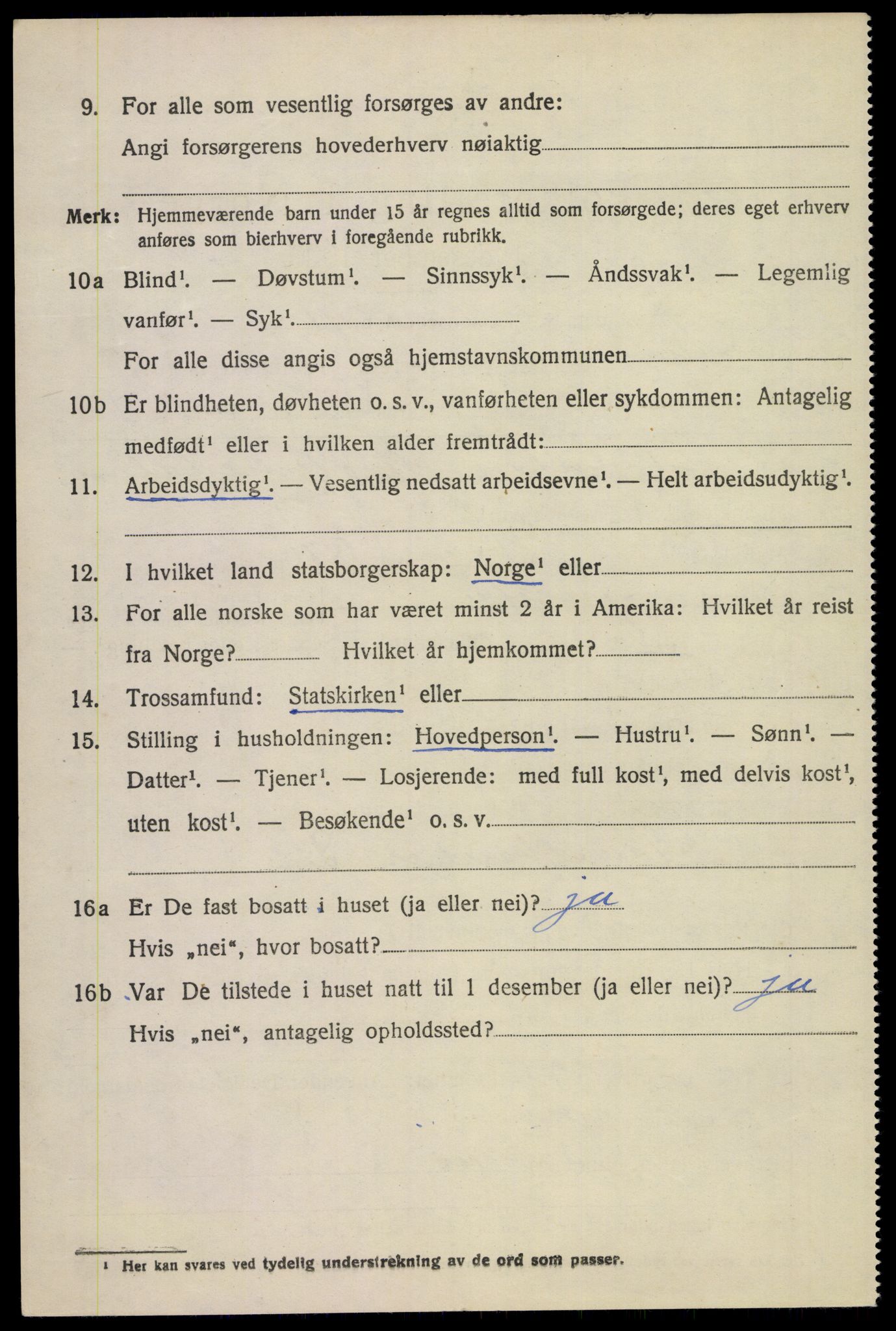 SAKO, 1920 census for Andebu, 1920, p. 2651