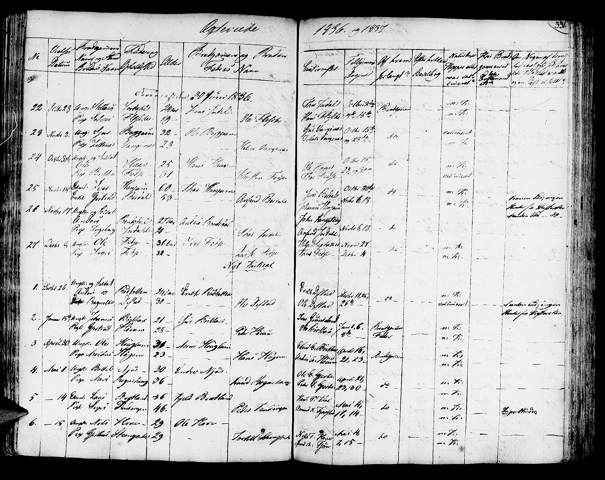 Leikanger sokneprestembete, SAB/A-81001: Parish register (official) no. A 6, 1810-1838, p. 331