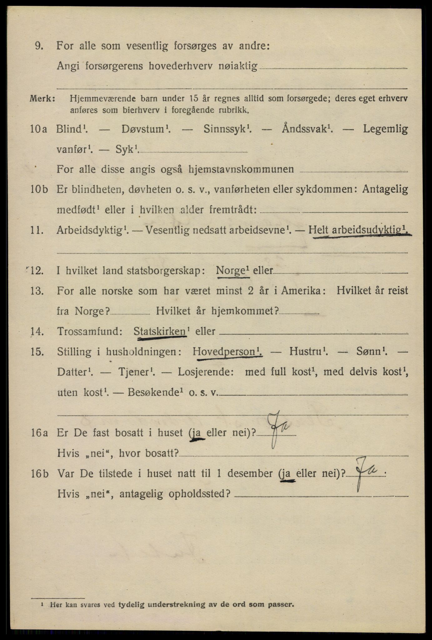 SAO, 1920 census for Kristiania, 1920, p. 197884