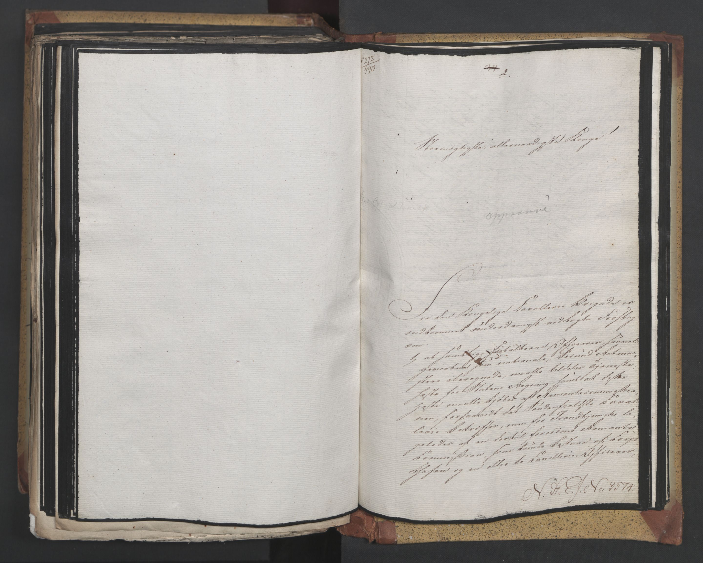 Statsrådsavdelingen i Stockholm, RA/S-1003/D/Da/L0017: Regjeringsinnstillinger nr. 3469-3598, 1819, p. 397