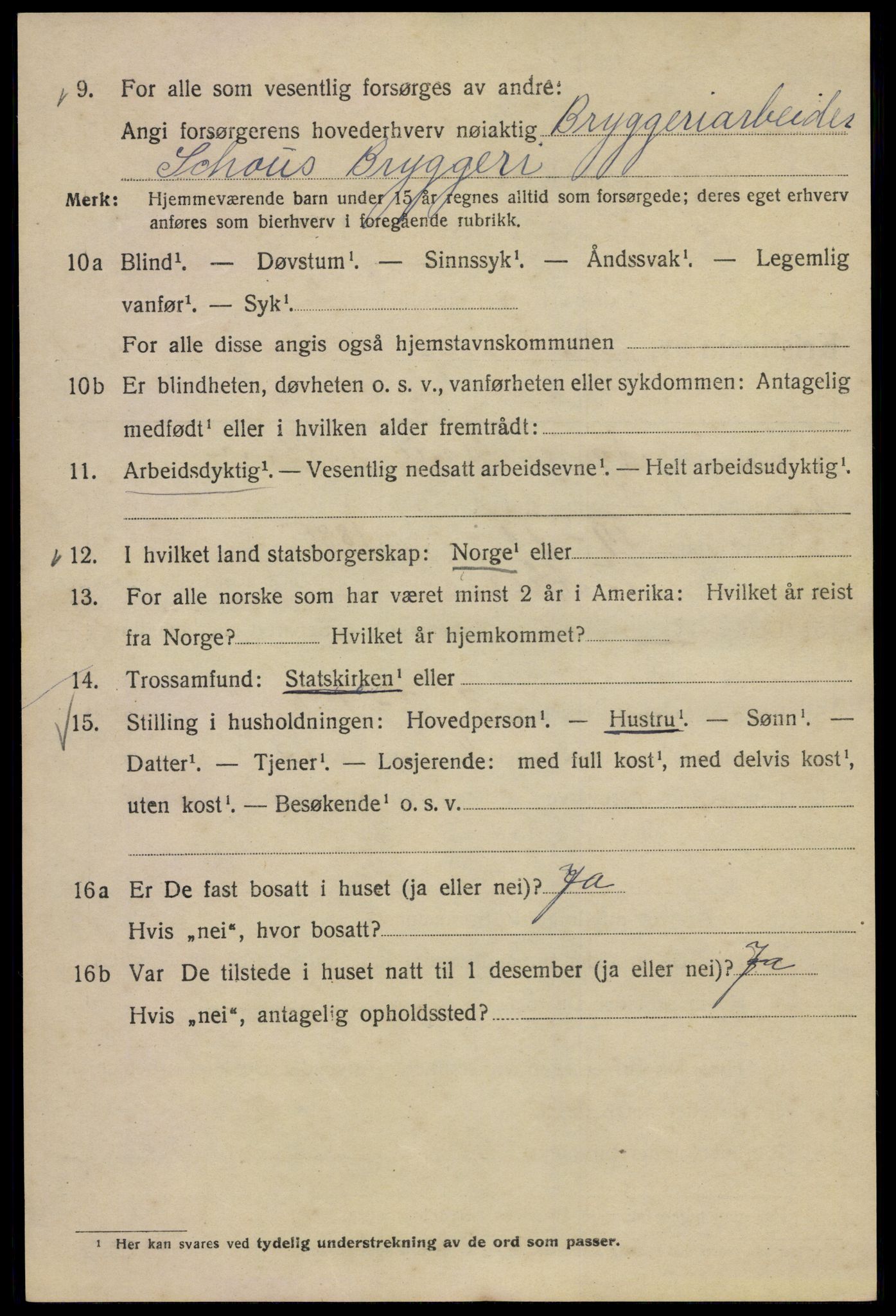 SAO, 1920 census for Kristiania, 1920, p. 361418