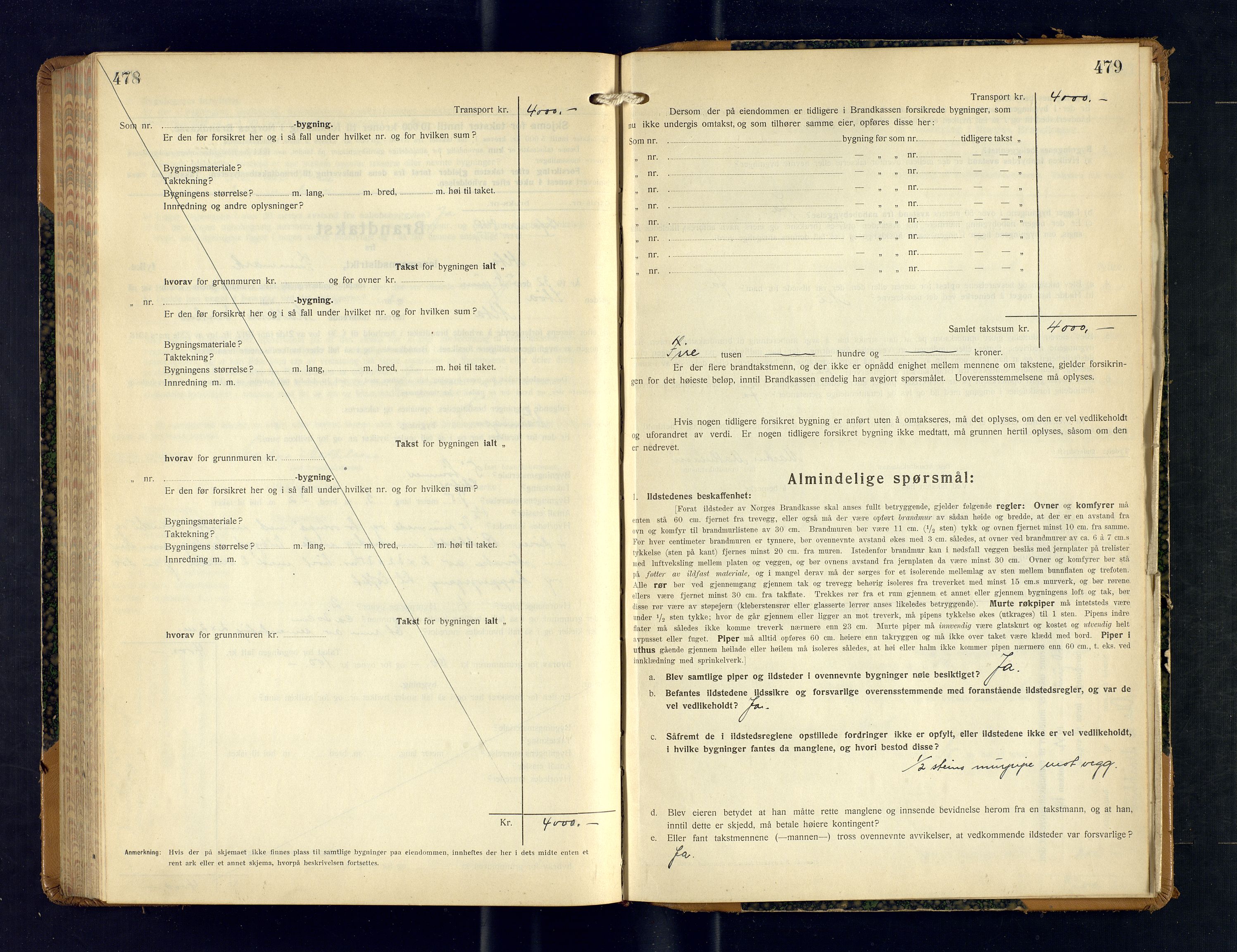 Alta lensmannskontor, AV/SATØ-S-1165/O/Ob/L0176: Branntakstprotokoll, 1928-1932, p. 478-479