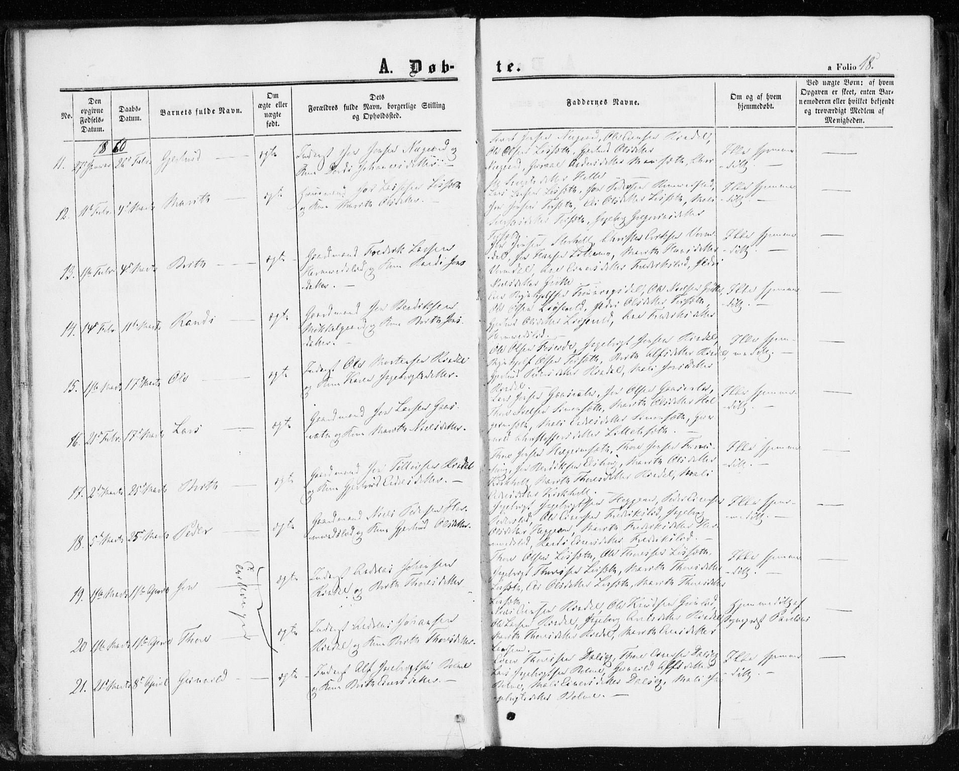 Ministerialprotokoller, klokkerbøker og fødselsregistre - Møre og Romsdal, AV/SAT-A-1454/598/L1067: Parish register (official) no. 598A01, 1858-1871, p. 18