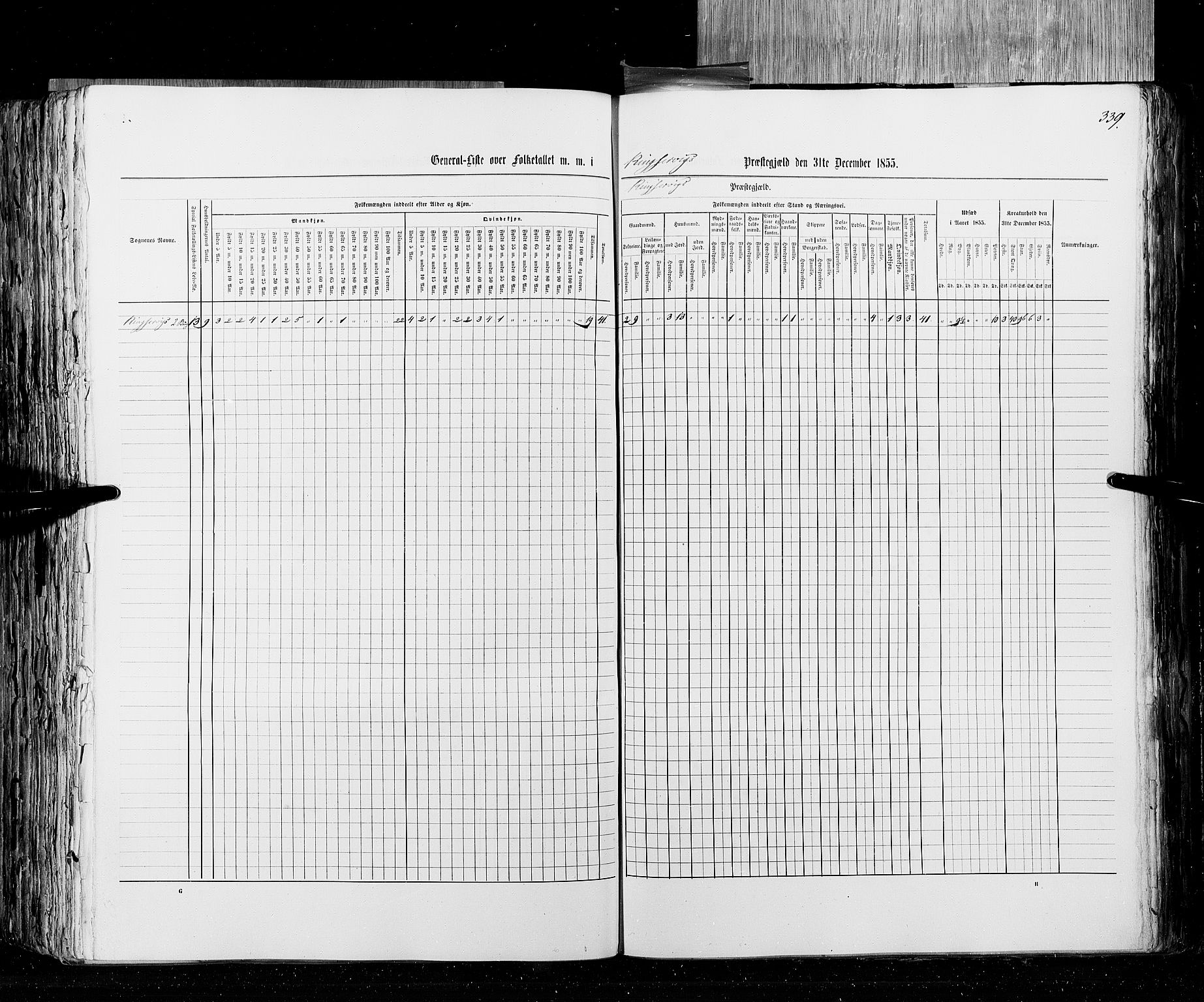 RA, Census 1855, vol. 4: Stavanger amt og Søndre Bergenhus amt, 1855, p. 339