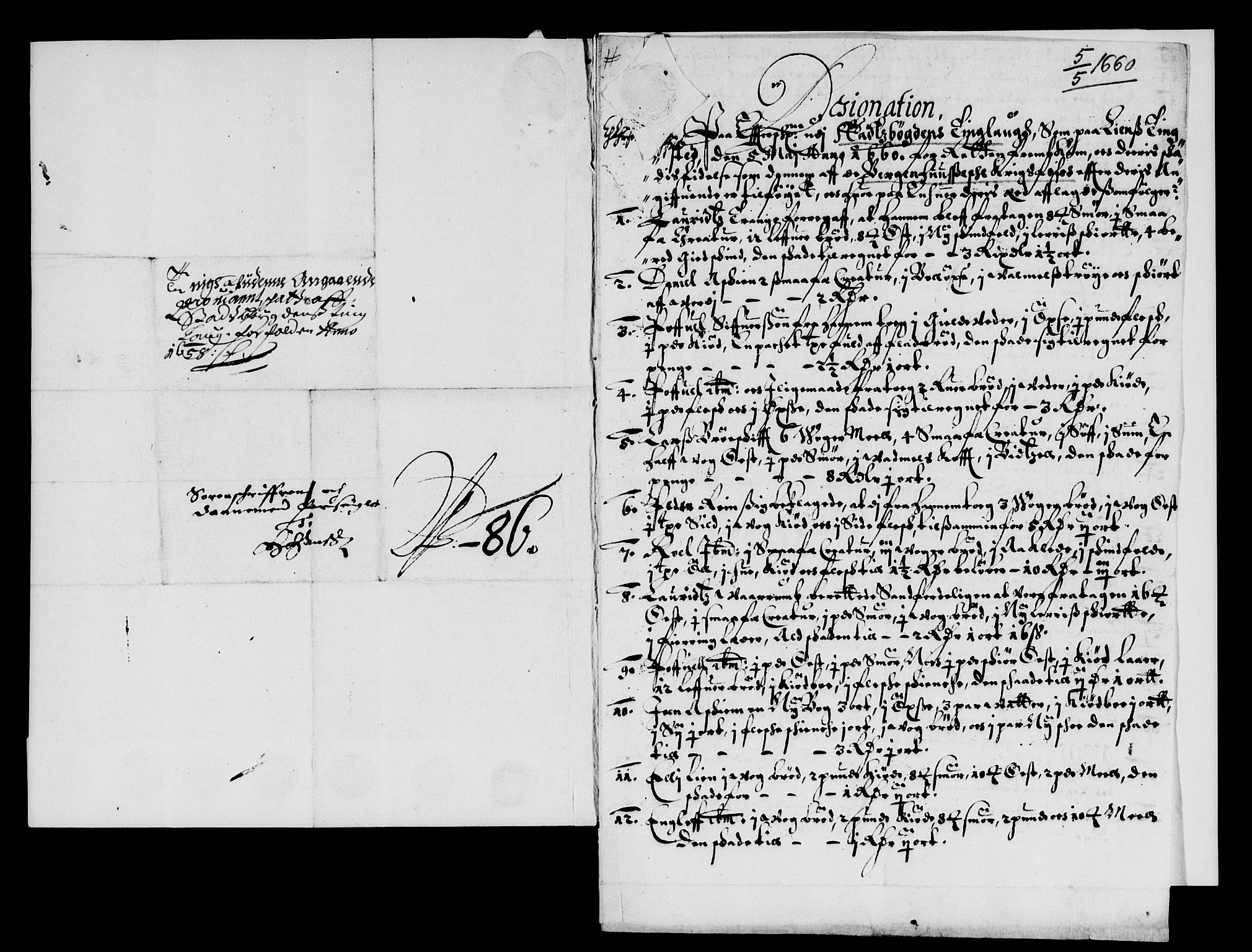Rentekammeret inntil 1814, Reviderte regnskaper, Lensregnskaper, AV/RA-EA-5023/R/Rb/Rbw/L0135: Trondheim len, 1658-1659