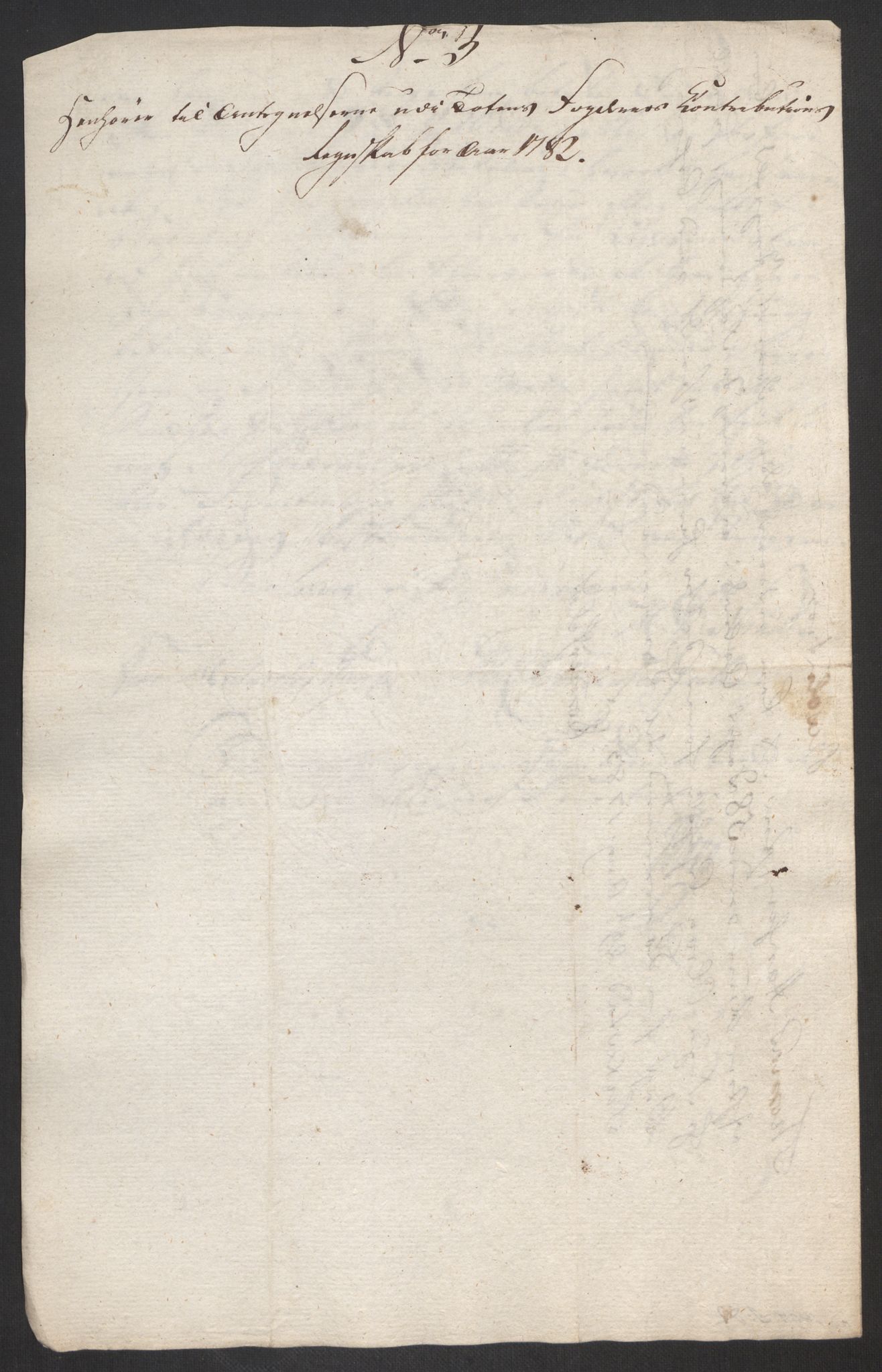 Rentekammeret inntil 1814, Reviderte regnskaper, Fogderegnskap, RA/EA-4092/R19/L1369: Fogderegnskap Toten, Hadeland og Vardal, 1782, p. 430