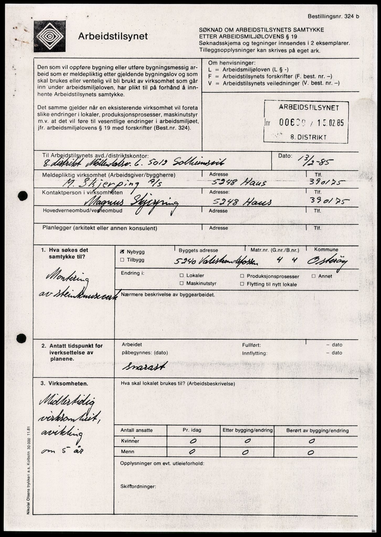 Statens forurensningstilsyn, hovedkontoret, AV/RA-S-4136/1/D/Da/L1368: Kommunalt avløpsvann, slam og avfall, vannforsyning, analyse, akvakultur og produktkontroll, 1983-1993, p. 85