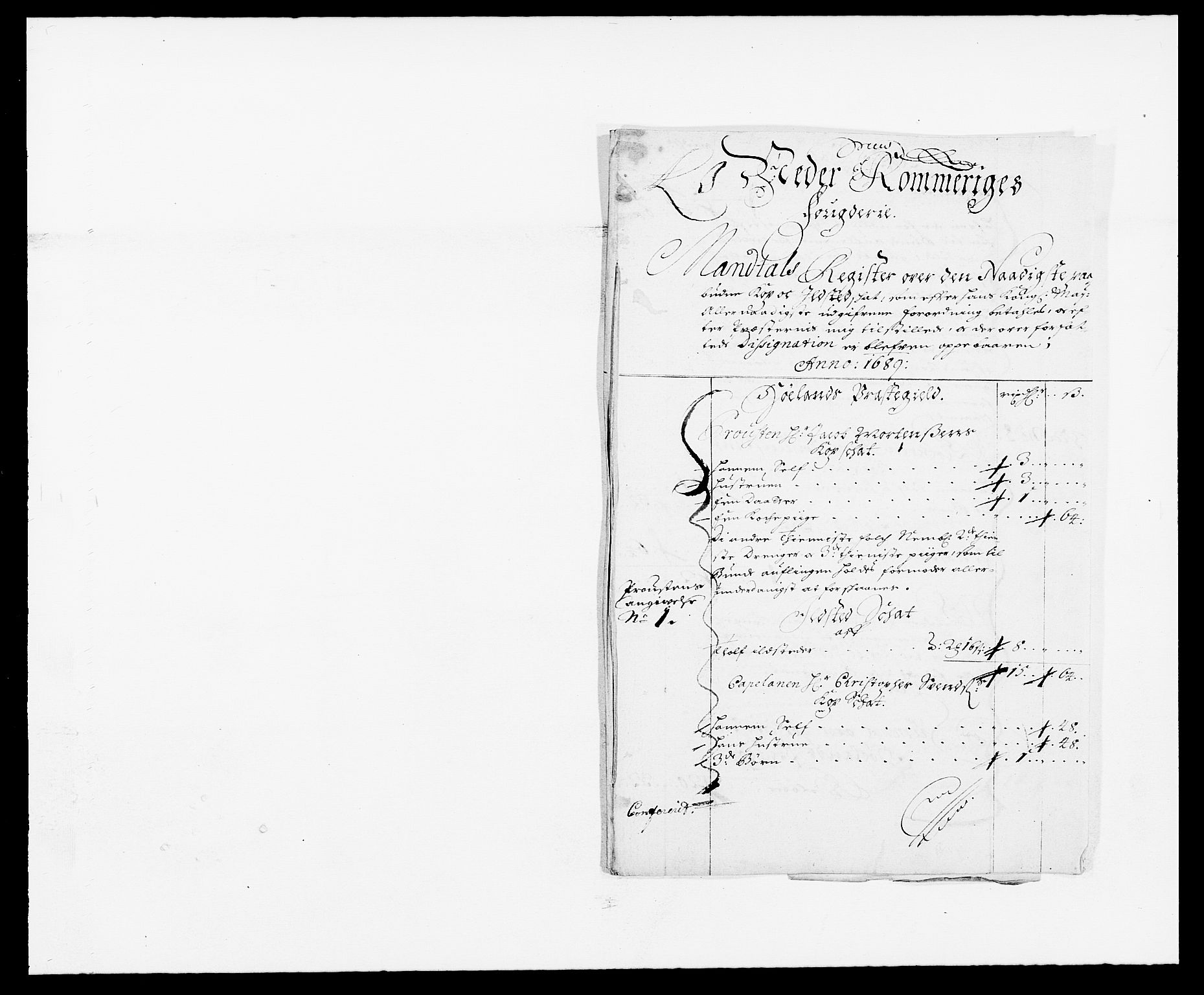 Rentekammeret inntil 1814, Reviderte regnskaper, Fogderegnskap, RA/EA-4092/R11/L0574: Fogderegnskap Nedre Romerike, 1689-1690, p. 158