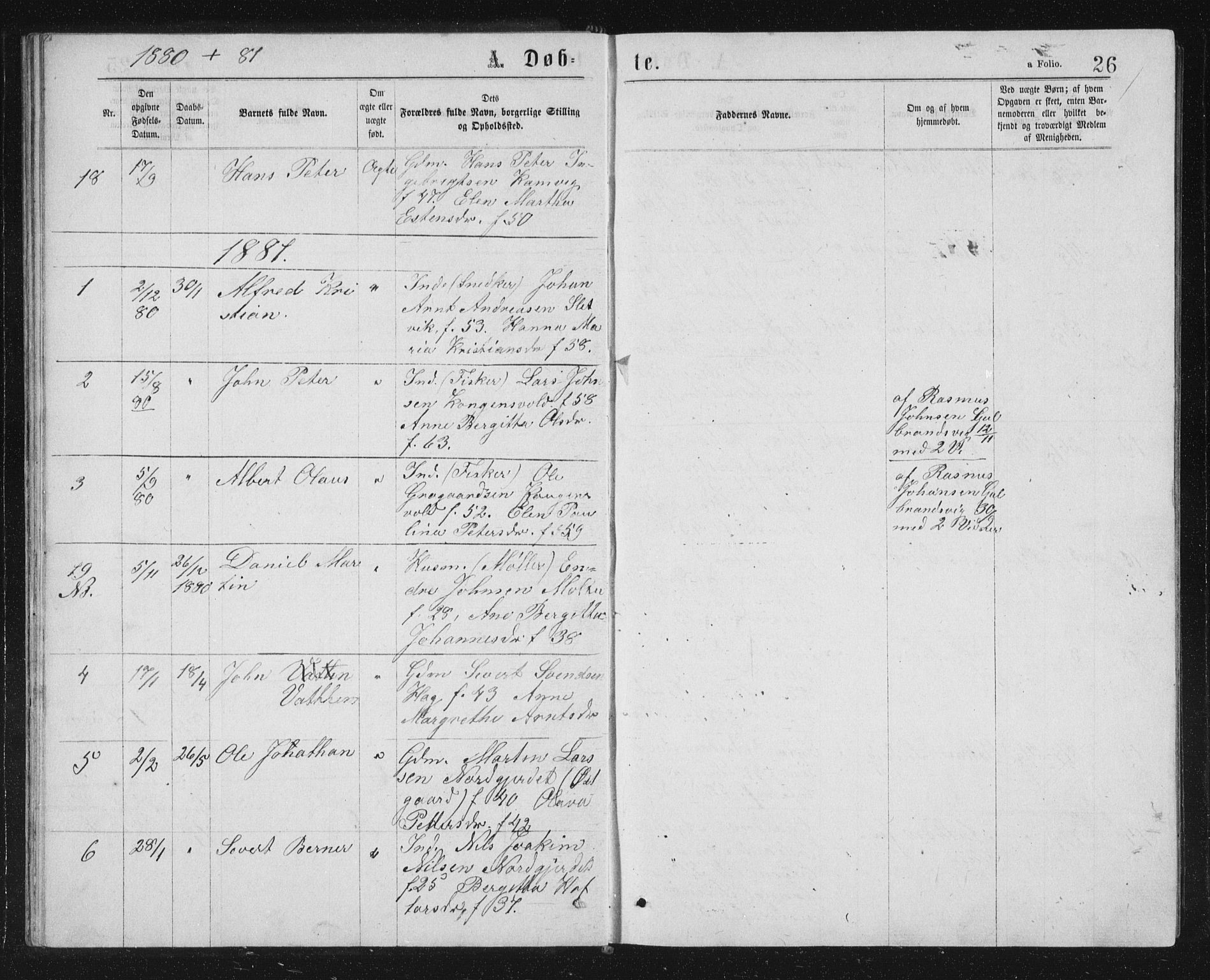 Ministerialprotokoller, klokkerbøker og fødselsregistre - Sør-Trøndelag, SAT/A-1456/662/L0756: Parish register (copy) no. 662C01, 1869-1891, p. 26