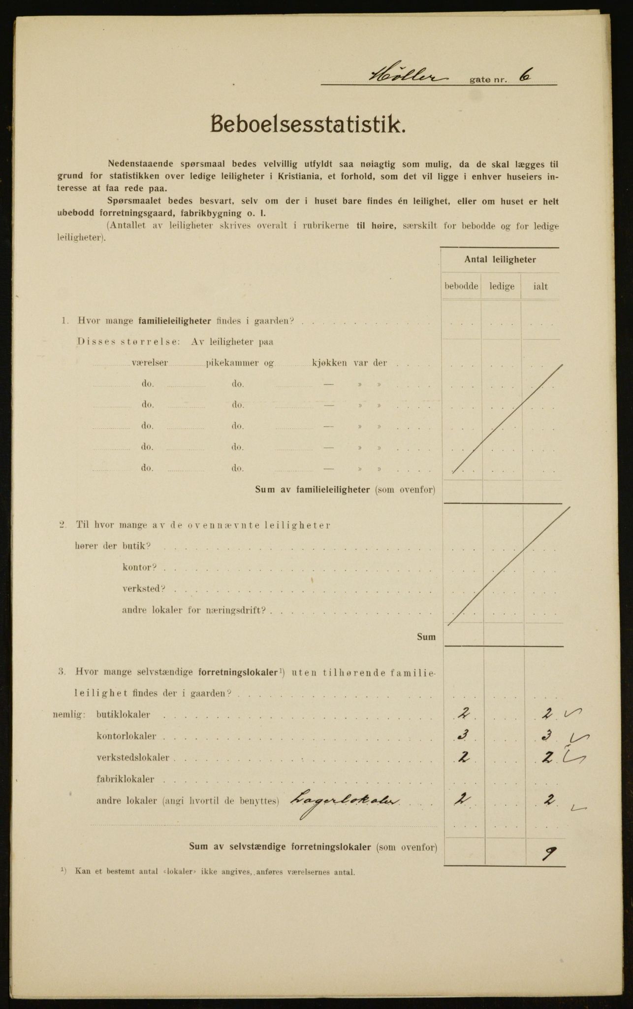 OBA, Municipal Census 1910 for Kristiania, 1910, p. 66070