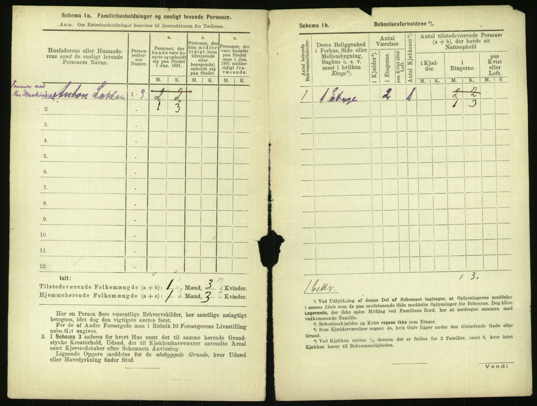 RA, 1891 census for 0301 Kristiania, 1891, p. 150452