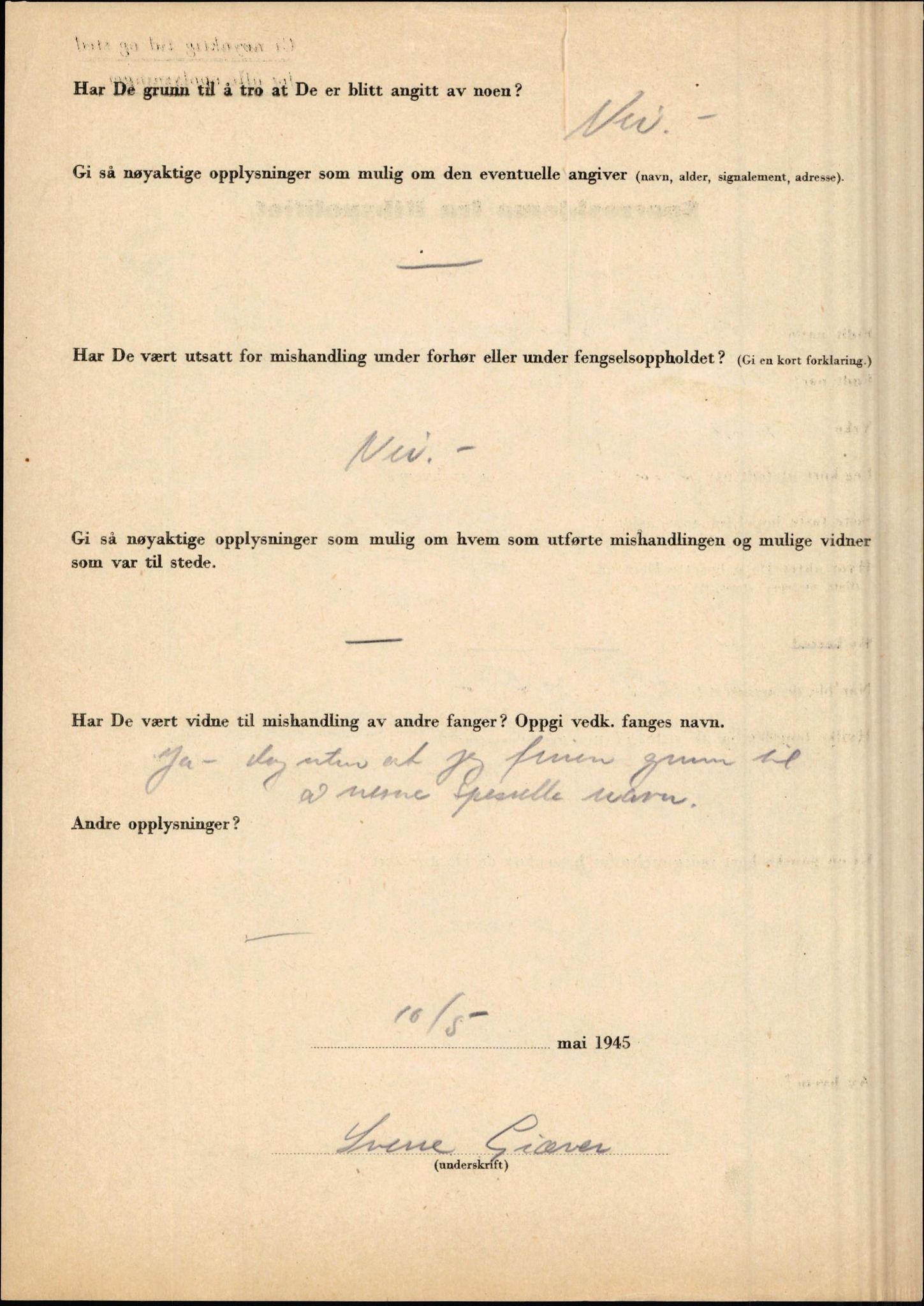 Rikspolitisjefen, AV/RA-S-1560/L/L0005: Gidske, Peder Martin -  Hansell, Georg, 1940-1945, p. 30