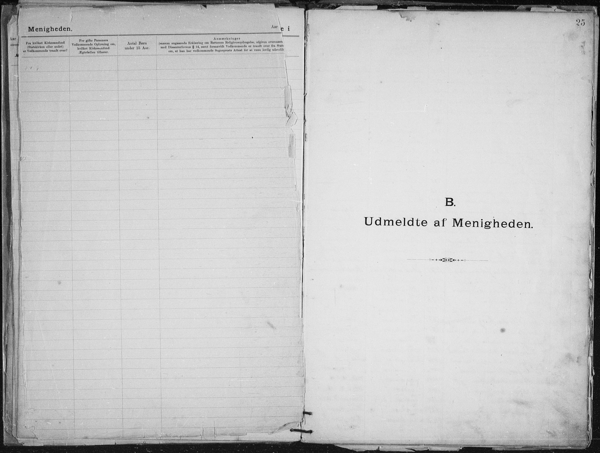 Aune baptistmenighet, SATØ/P-0182/F/L0006DP: Dissenter register no. 6, 1887-1939, p. 25