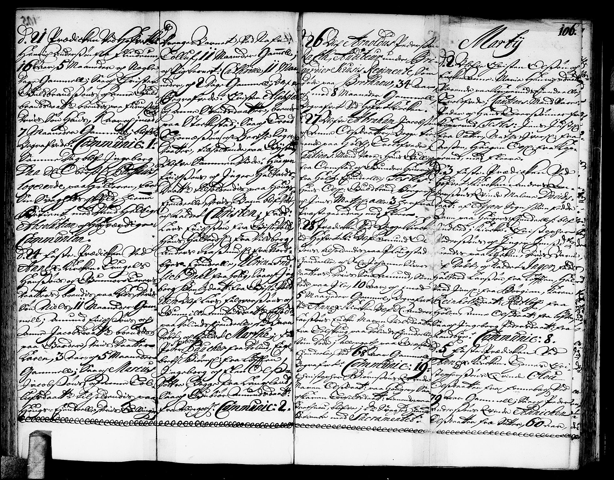 Ullensaker prestekontor Kirkebøker, AV/SAO-A-10236a/F/Fa/L0003: Parish register (official) no. I 3, 1711-1720, p. 106