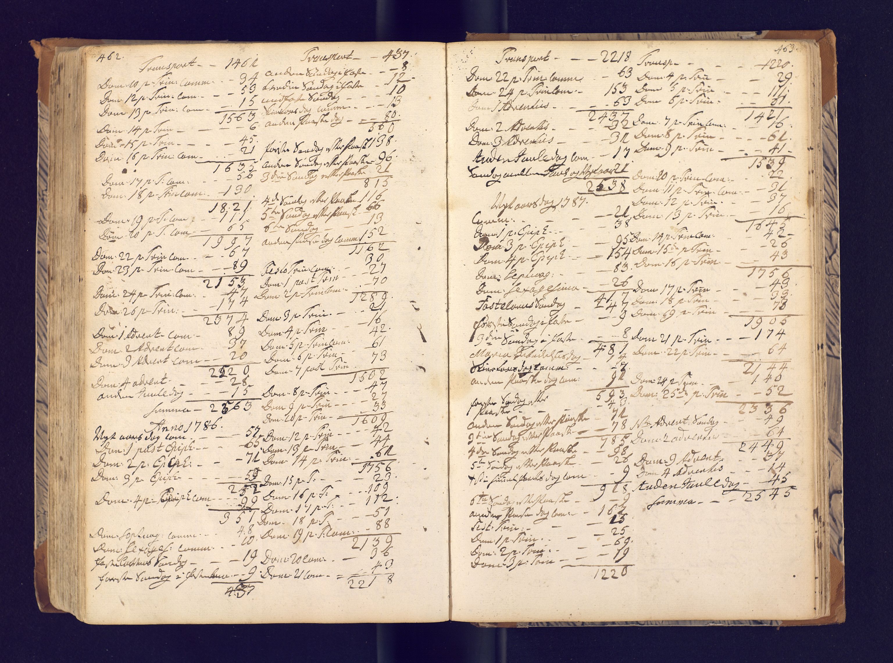 Trondenes sokneprestkontor, SATØ/S-1319/H/Ha/L0003kirke: Parish register (official) no. 3, 1783-1803, p. 462-463