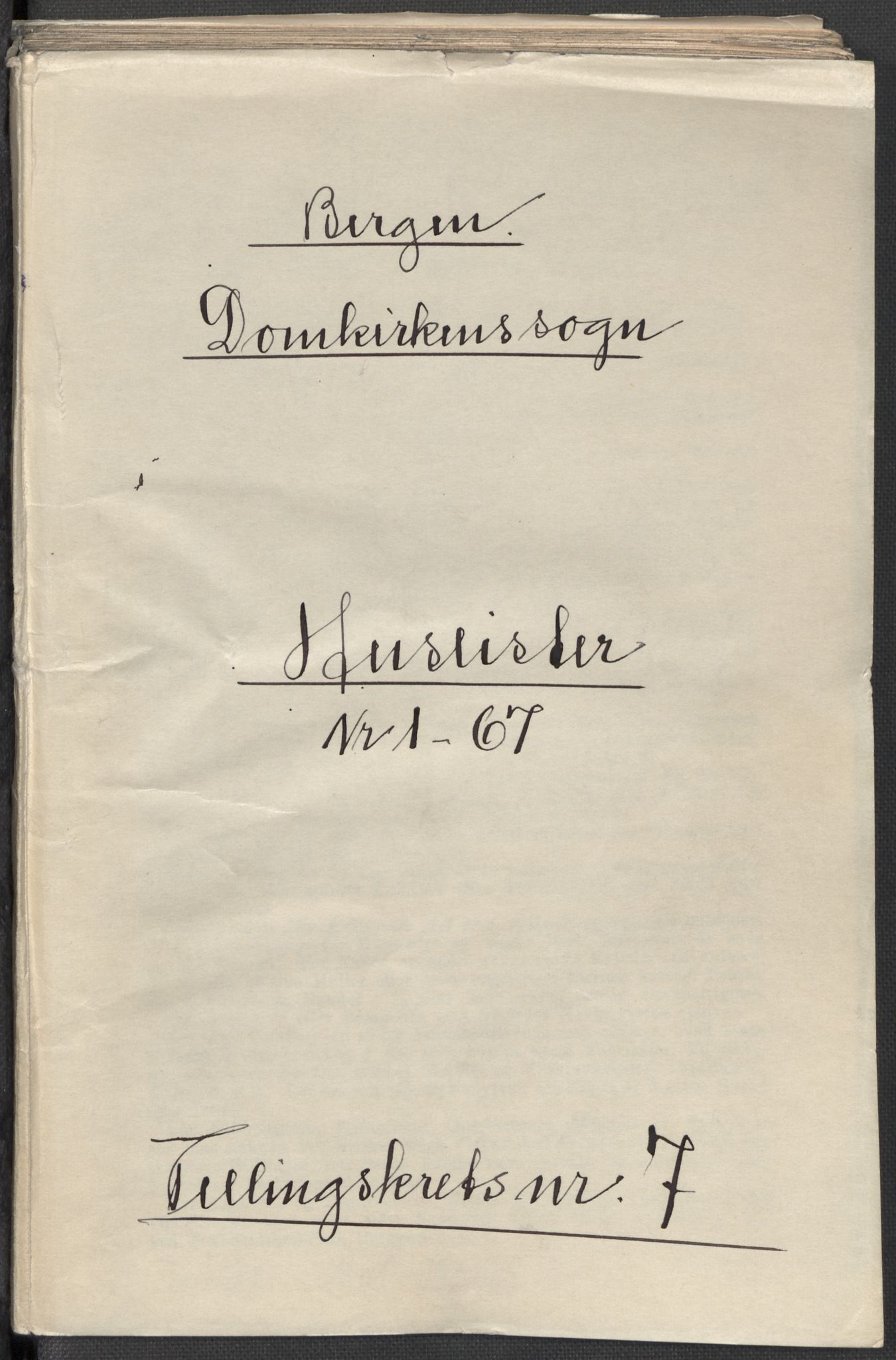 RA, 1891 Census for 1301 Bergen, 1891, p. 1205