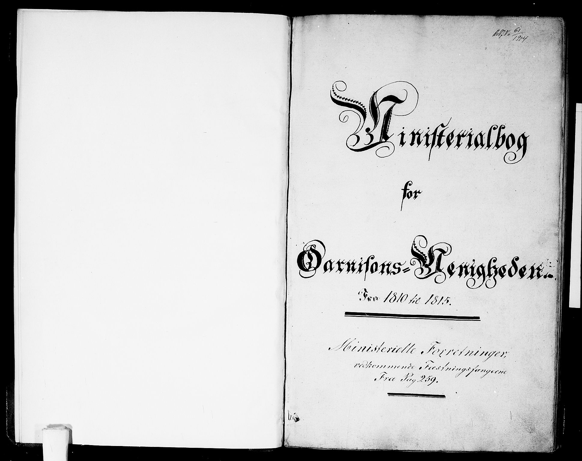Garnisonsmenigheten Kirkebøker, SAO/A-10846/G/Ga/L0002: Parish register (copy) no. 2, 1810-1814