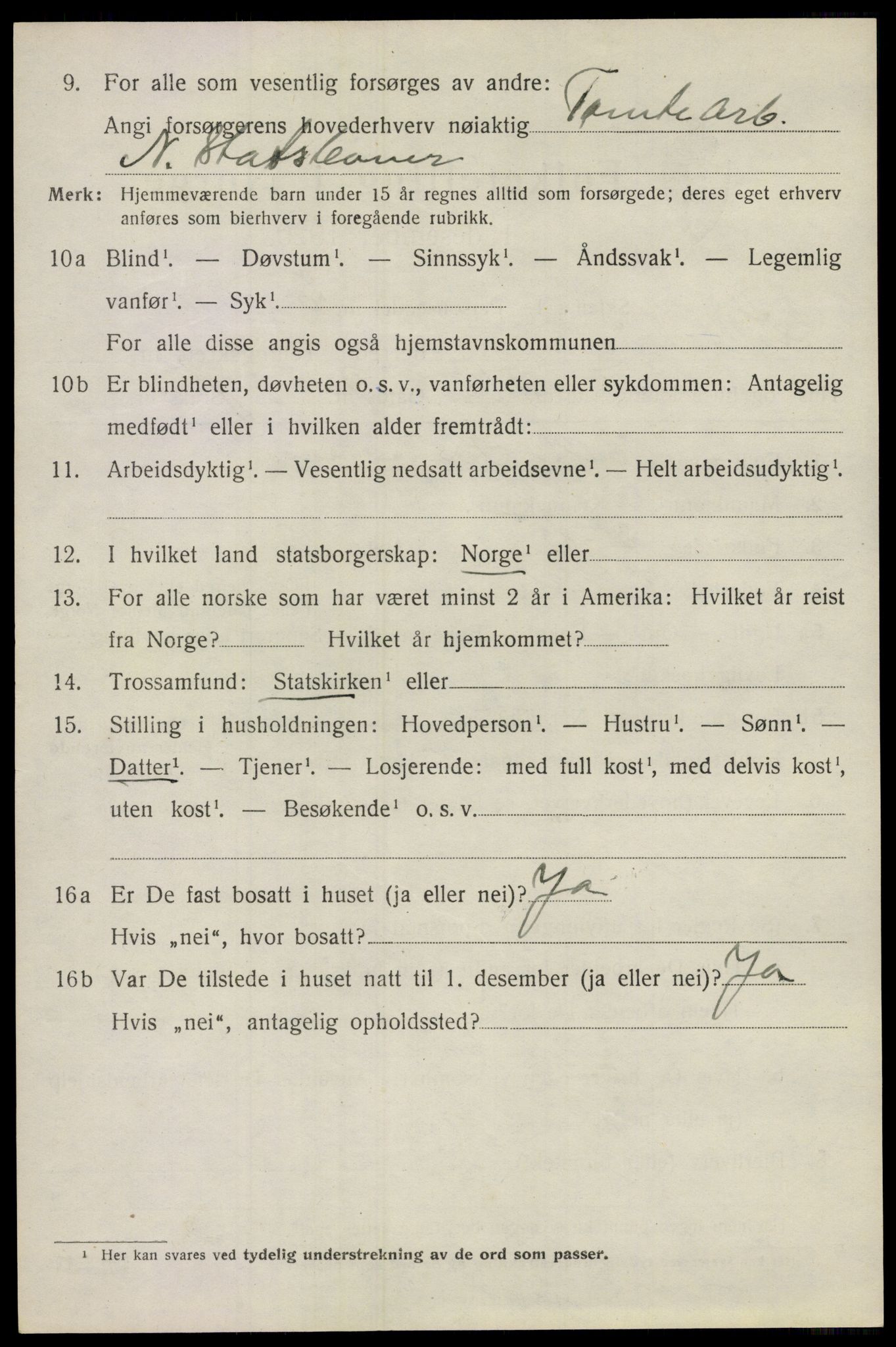 SAO, 1920 census for Lillestrøm, 1920, p. 4839