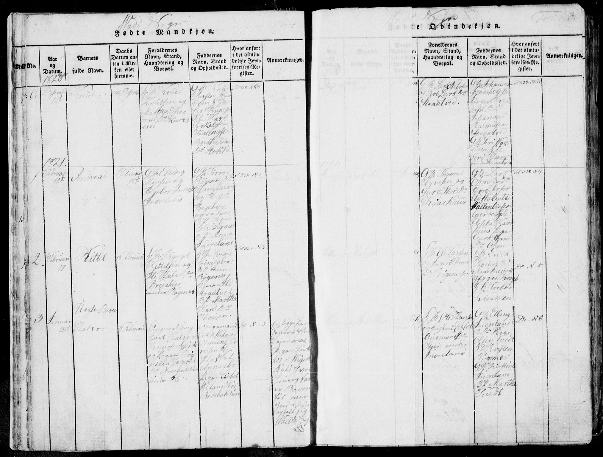 Skjold sokneprestkontor, SAST/A-101847/H/Ha/Haa/L0004: Parish register (official) no. A 4 /2, 1815-1830, p. 12