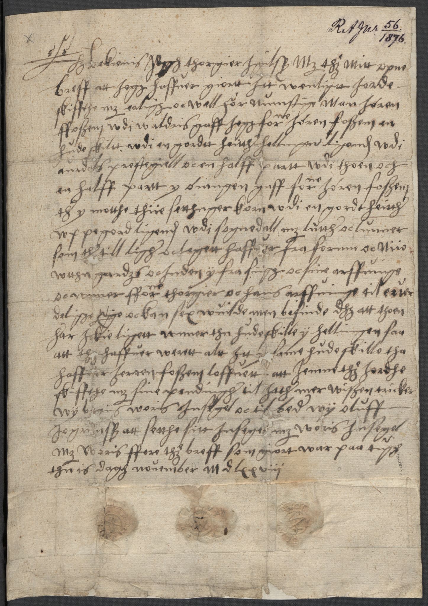 Riksarkivets diplomsamling, AV/RA-EA-5965/F02/L0080: Dokumenter, 1578, p. 59
