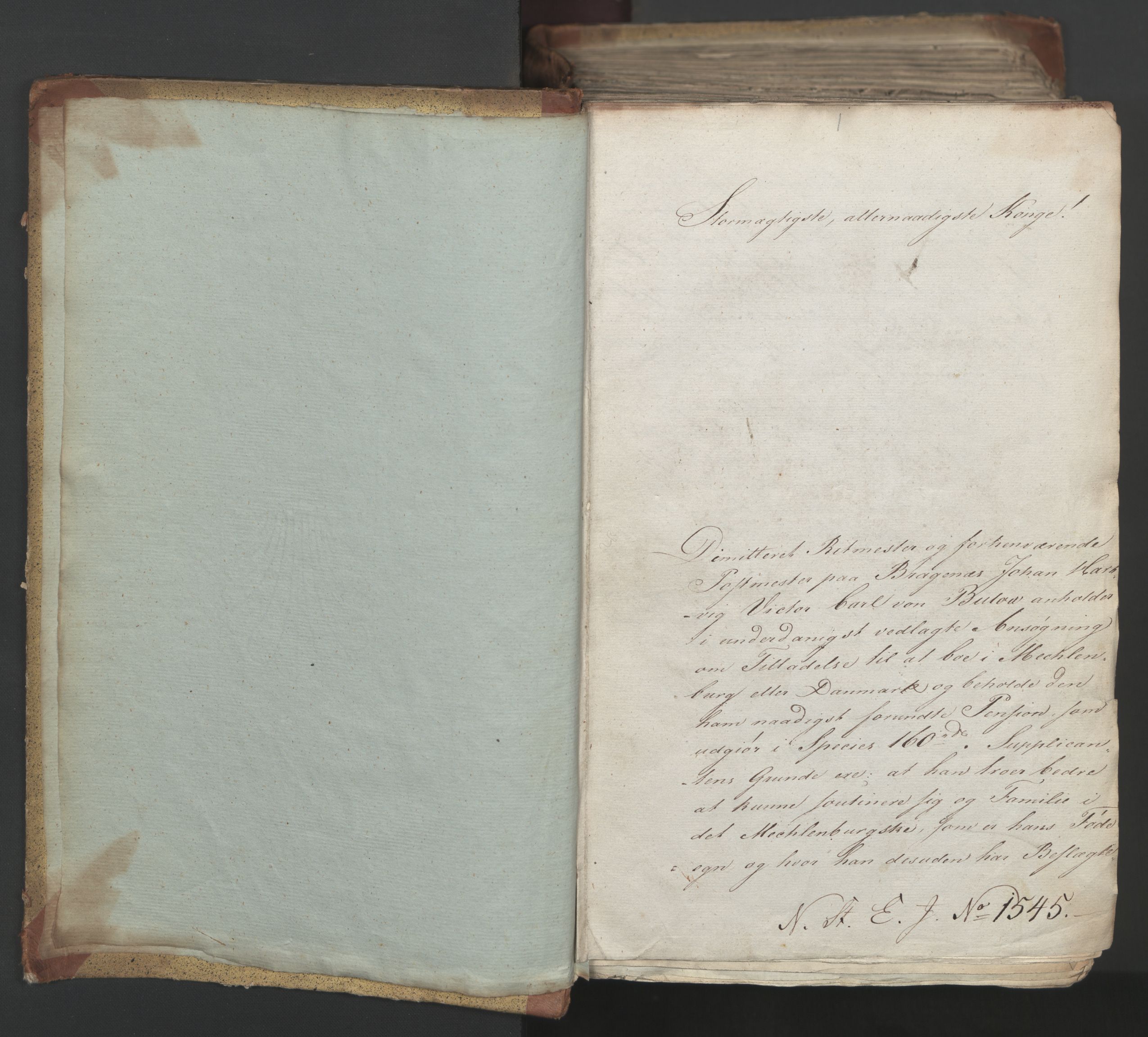 Statsrådsavdelingen i Stockholm, AV/RA-S-1003/D/Da/L0007: Regjeringsinnstillinger nr. 1545-1813, 1816, p. 3