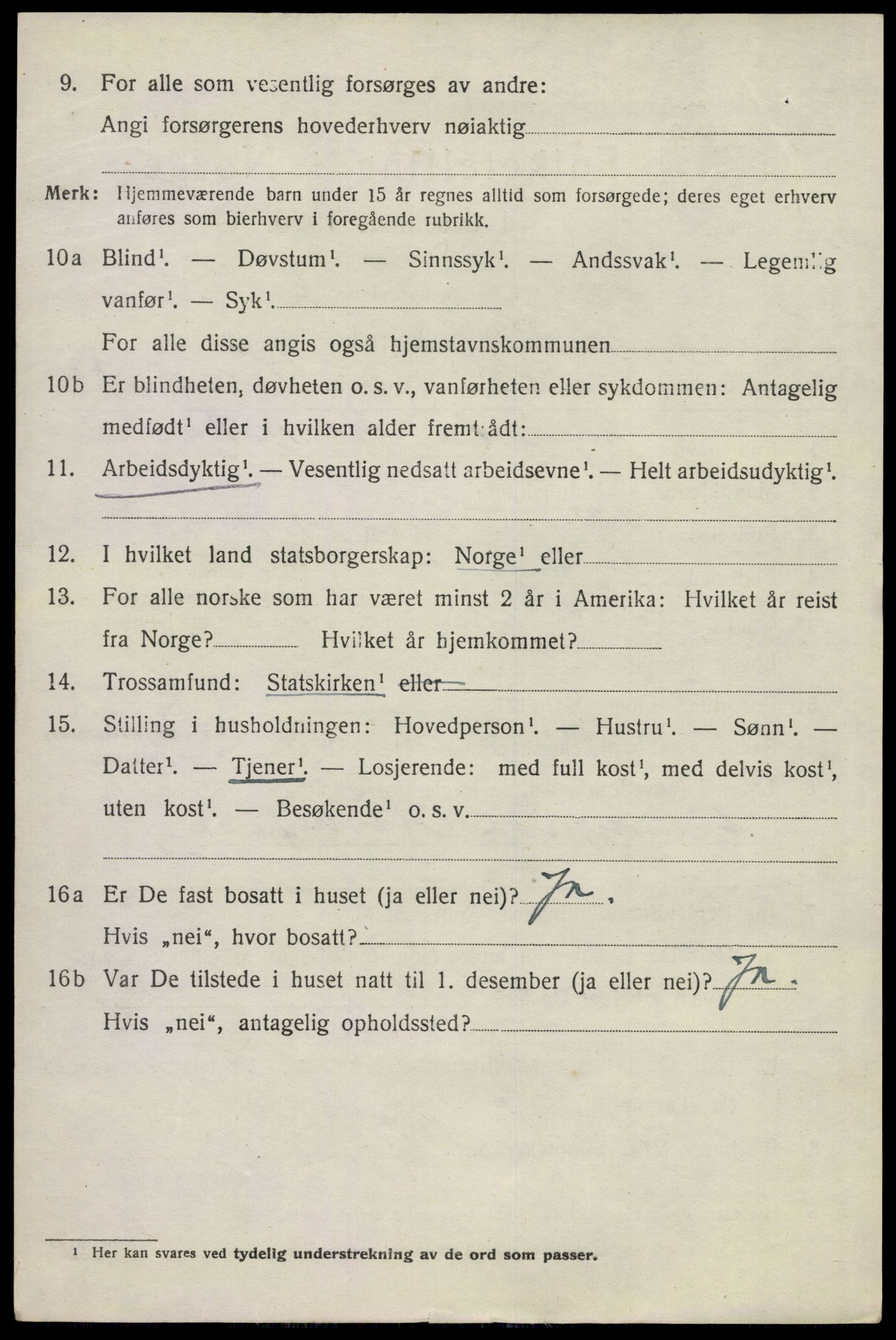 SAKO, 1920 census for Sem, 1920, p. 15914