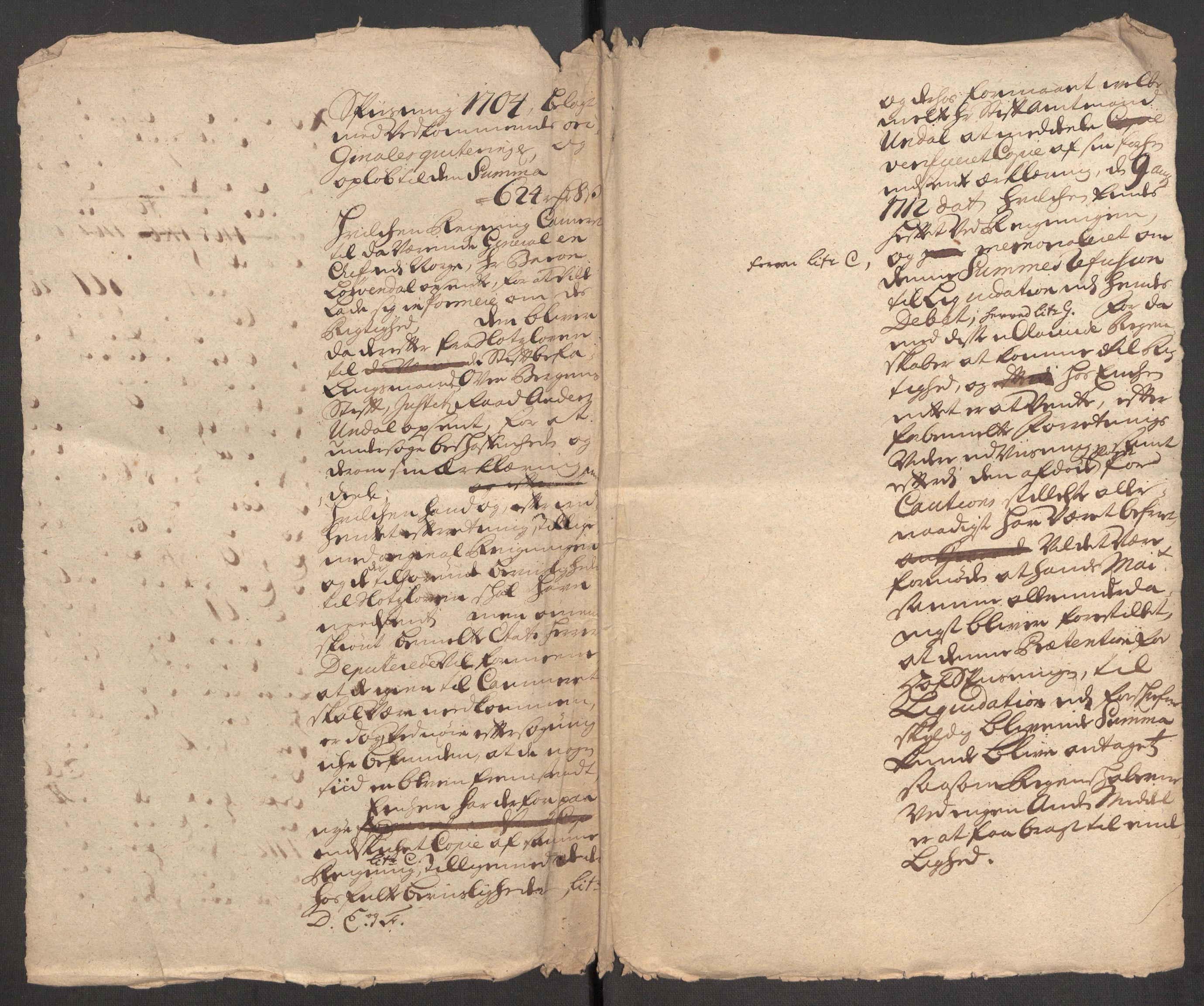 Rentekammeret inntil 1814, Reviderte regnskaper, Fogderegnskap, RA/EA-4092/R54/L3561: Fogderegnskap Sunnmøre, 1706-1707, p. 445