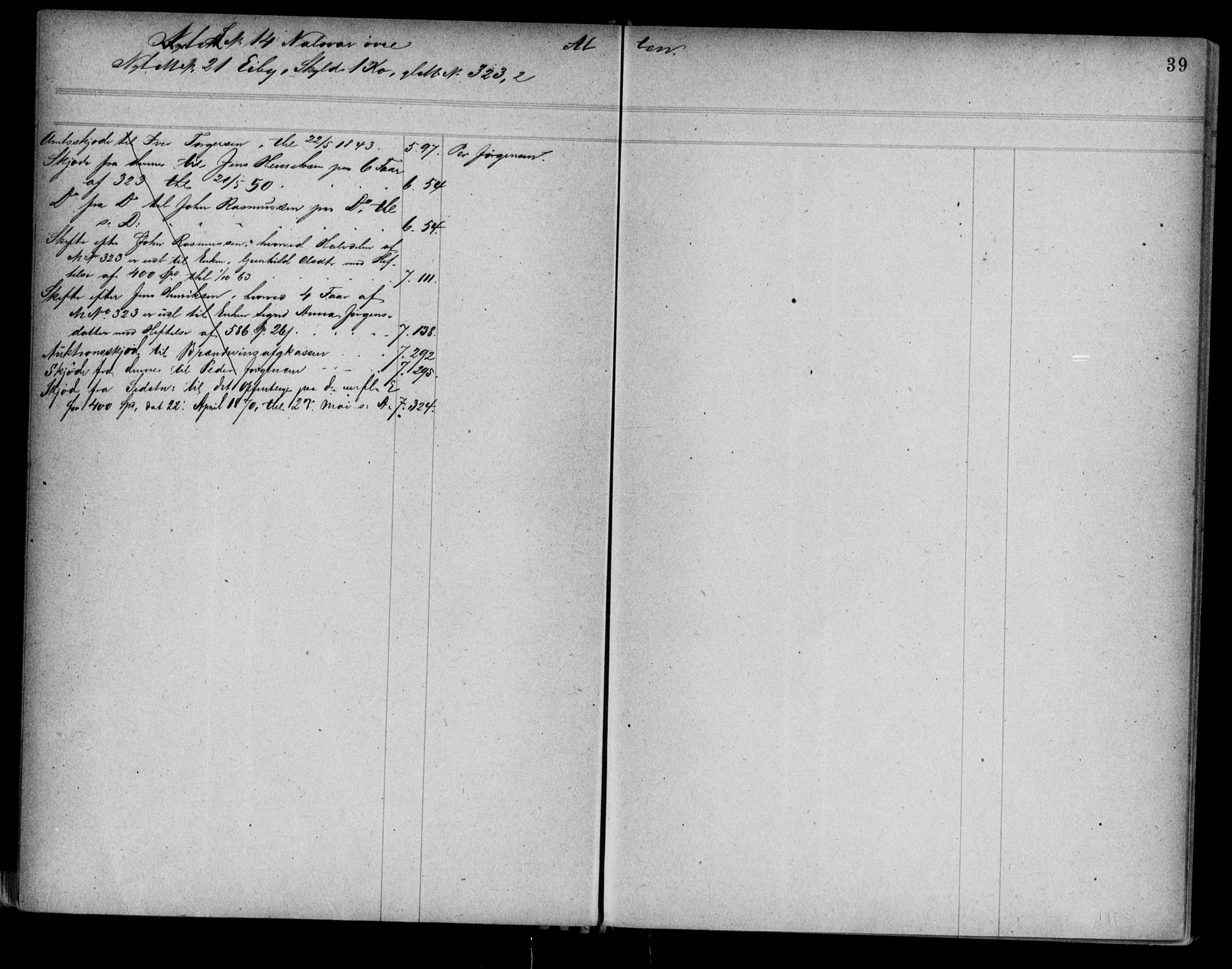 Alta fogderi/sorenskriveri, SATØ/SATØ-5/1/K/Kb/Kba/L0007pantereg: Mortgage register no. 7, 1776, p. 39