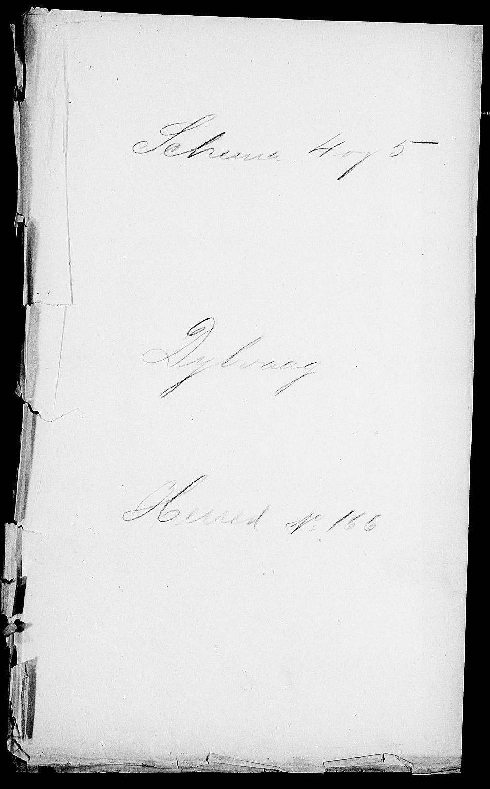 SAK, 1900 census for Dypvåg, 1900, p. 1