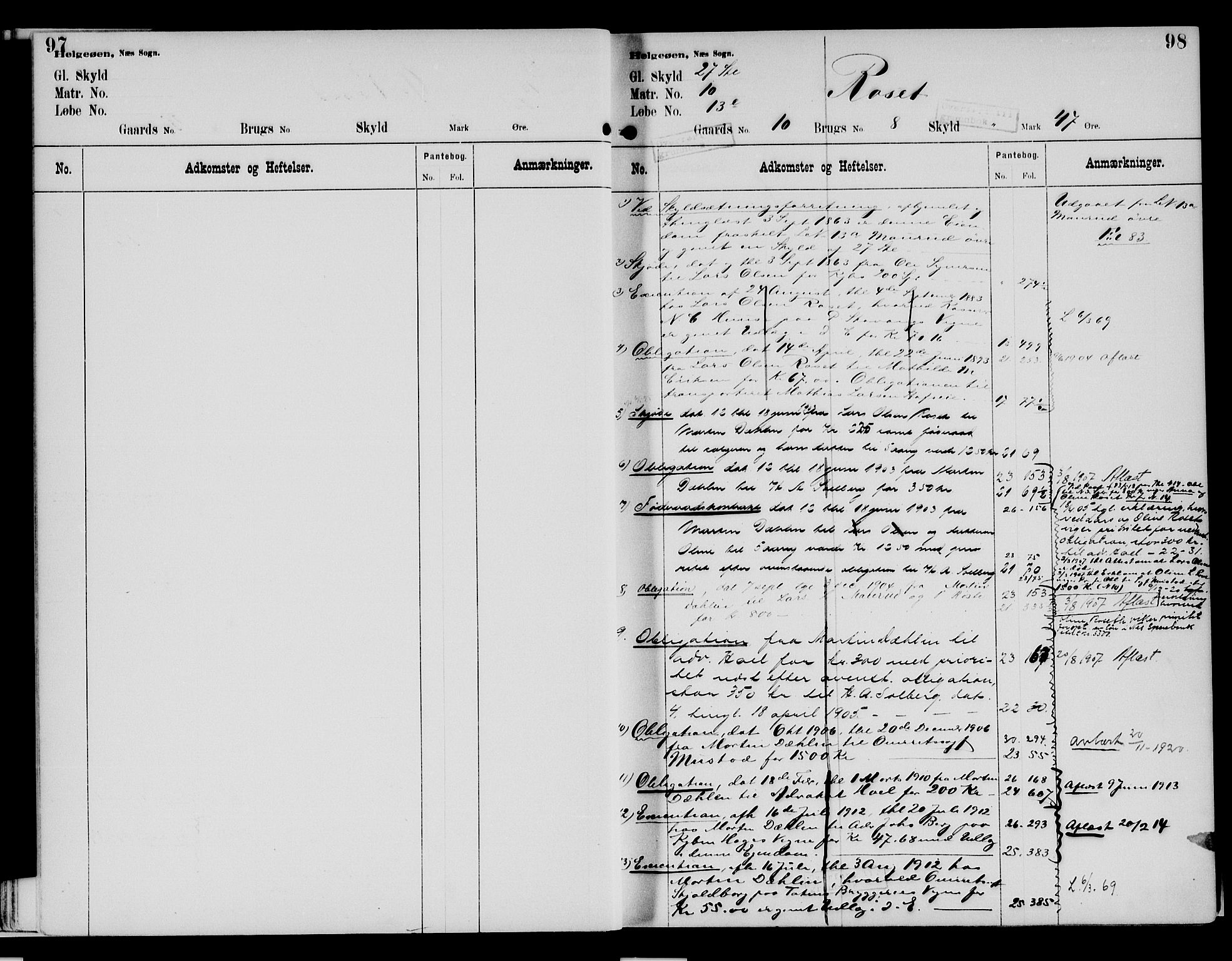 Nord-Hedmark sorenskriveri, AV/SAH-TING-012/H/Ha/Had/Hada/L0001: Mortgage register no. 4.1a, 1896-1940, p. 97-98