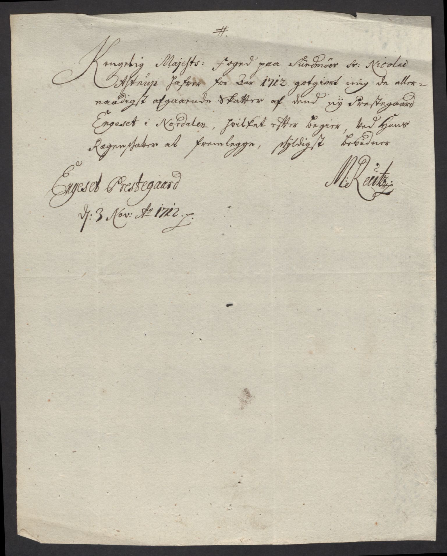 Rentekammeret inntil 1814, Reviderte regnskaper, Fogderegnskap, AV/RA-EA-4092/R54/L3565: Fogderegnskap Sunnmøre, 1712-1713, p. 166