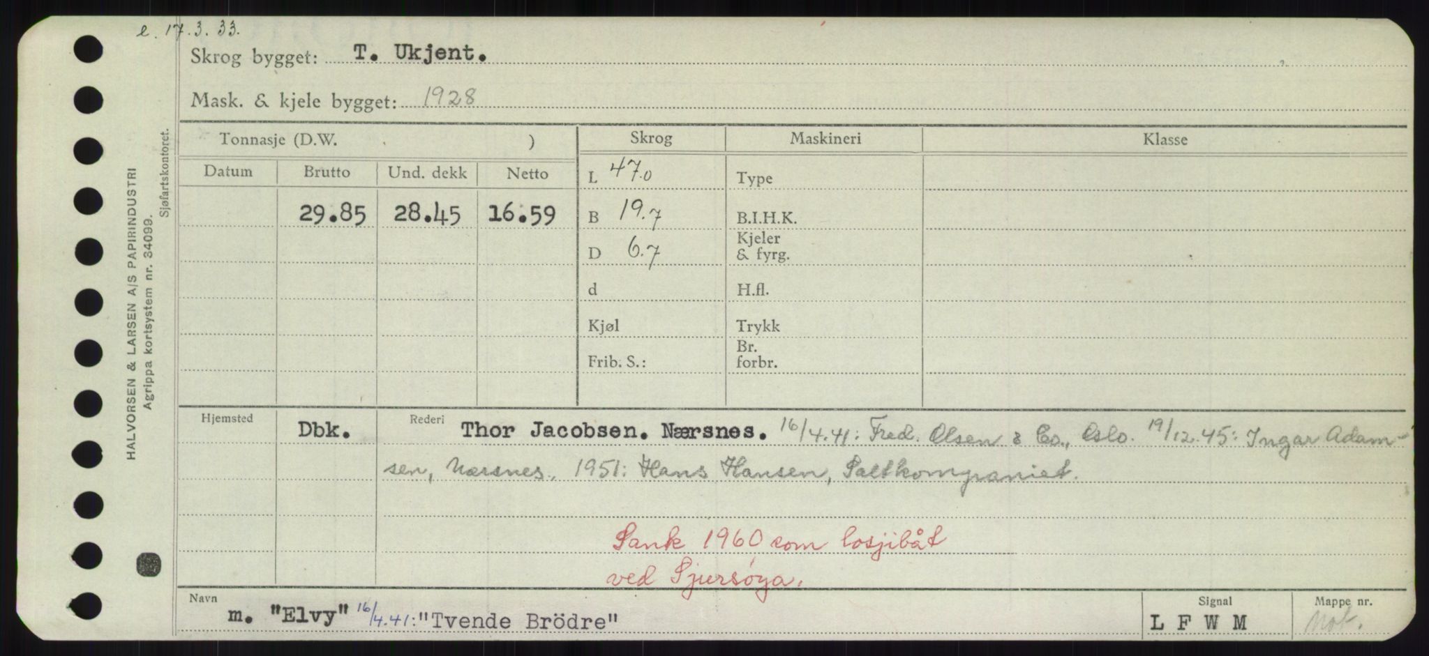 Sjøfartsdirektoratet med forløpere, Skipsmålingen, RA/S-1627/H/Hd/L0039: Fartøy, Ti-Tø, p. 859