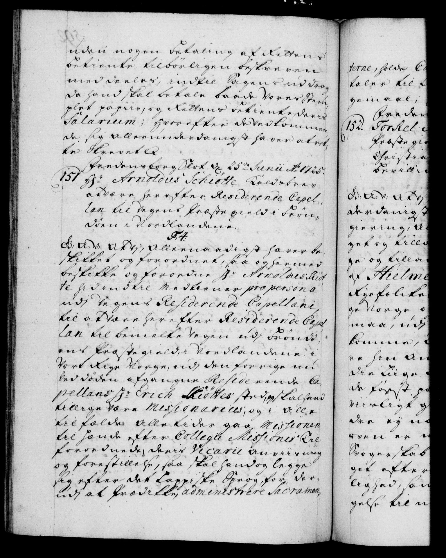 Danske Kanselli 1572-1799, AV/RA-EA-3023/F/Fc/Fca/Fcaa/L0024: Norske registre, 1723-1725, p. 592b