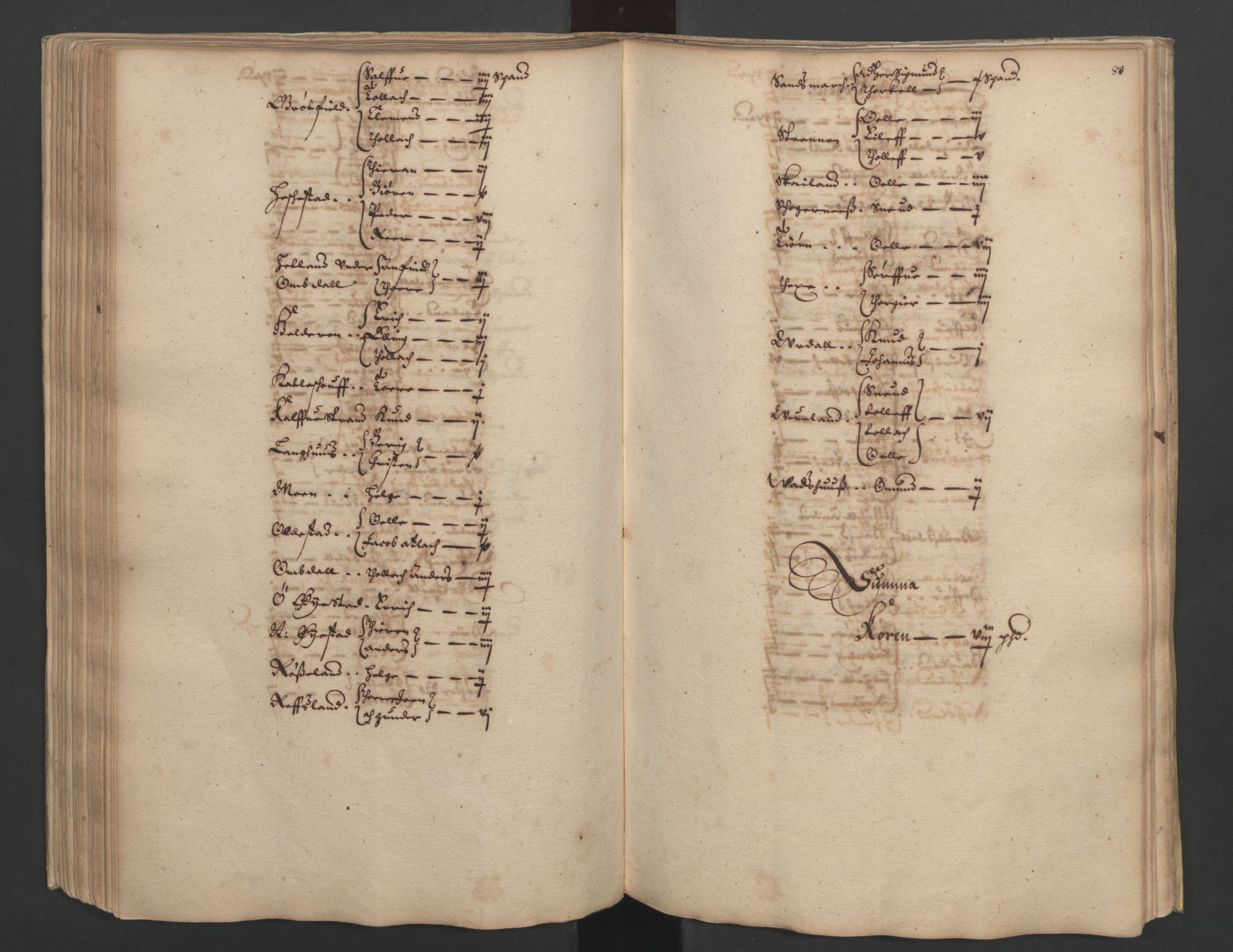 Rentekammeret inntil 1814, Realistisk ordnet avdeling, AV/RA-EA-4070/L/L0023/0002: Stavanger lagdømme: / [B]: Kronens jordebok., 1661, p. 79b-80a