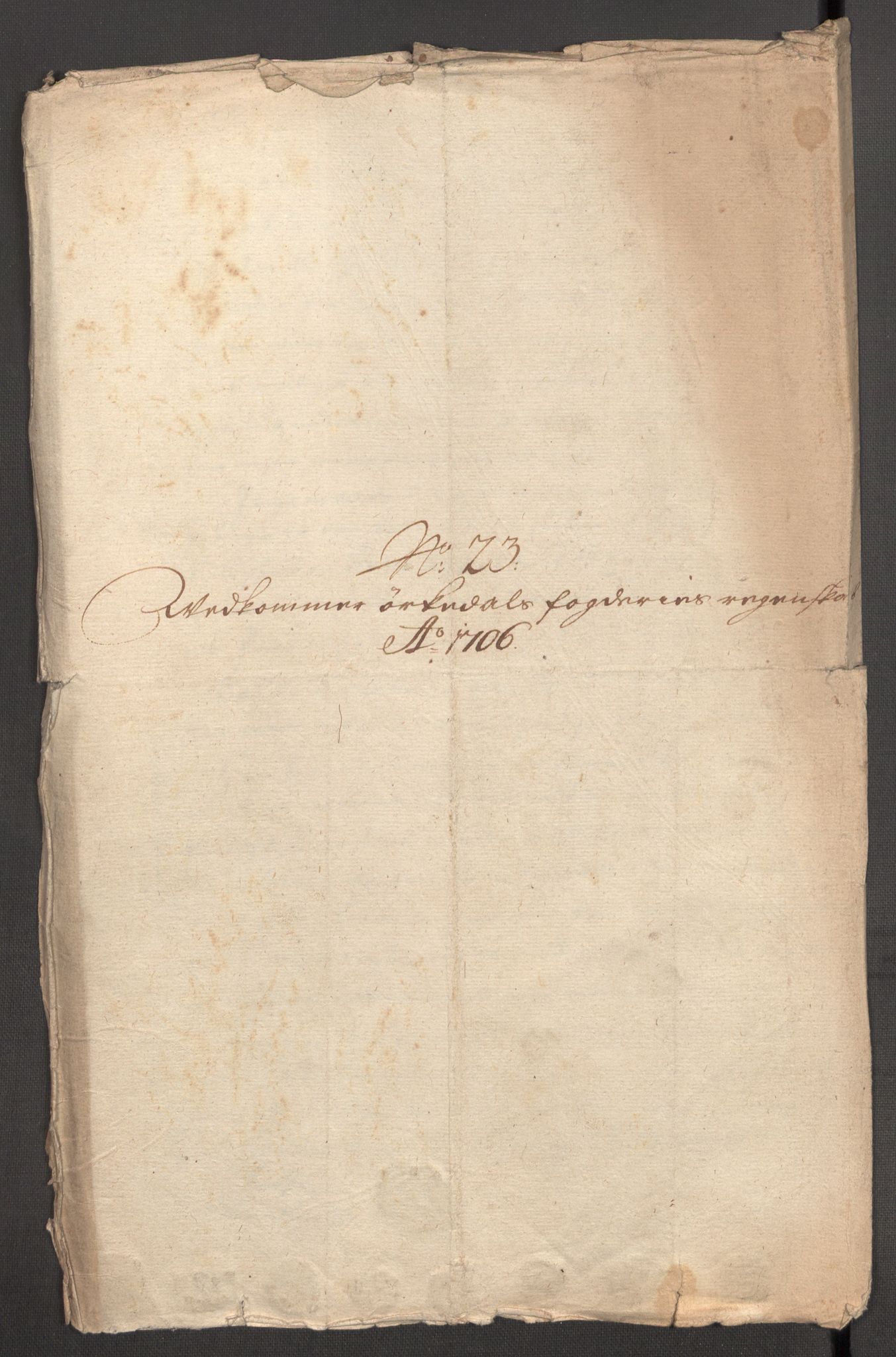 Rentekammeret inntil 1814, Reviderte regnskaper, Fogderegnskap, AV/RA-EA-4092/R60/L3956: Fogderegnskap Orkdal og Gauldal, 1706, p. 205