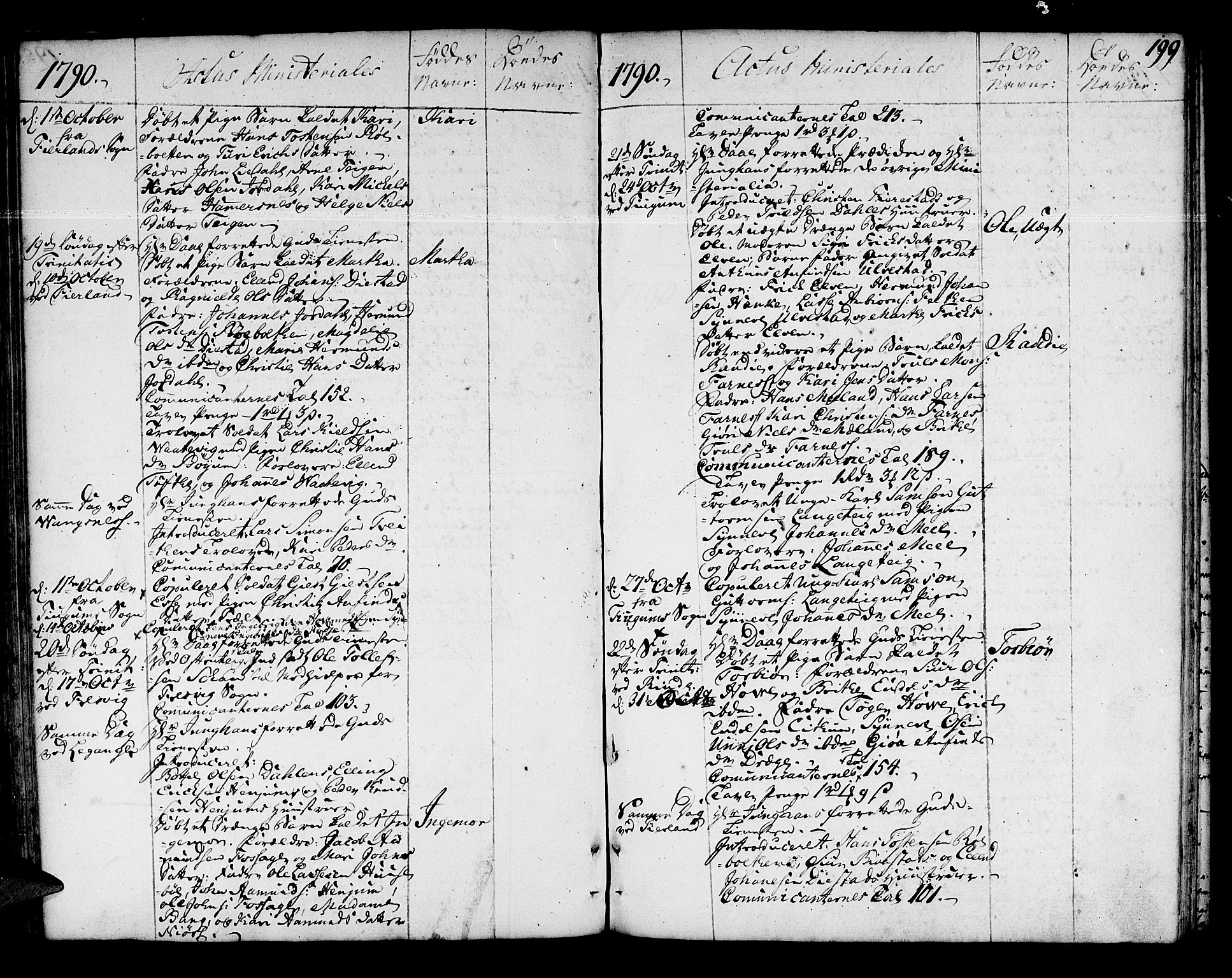 Leikanger sokneprestembete, AV/SAB-A-81001/H/Haa/Haaa/L0004: Parish register (official) no. A 4, 1770-1791, p. 199