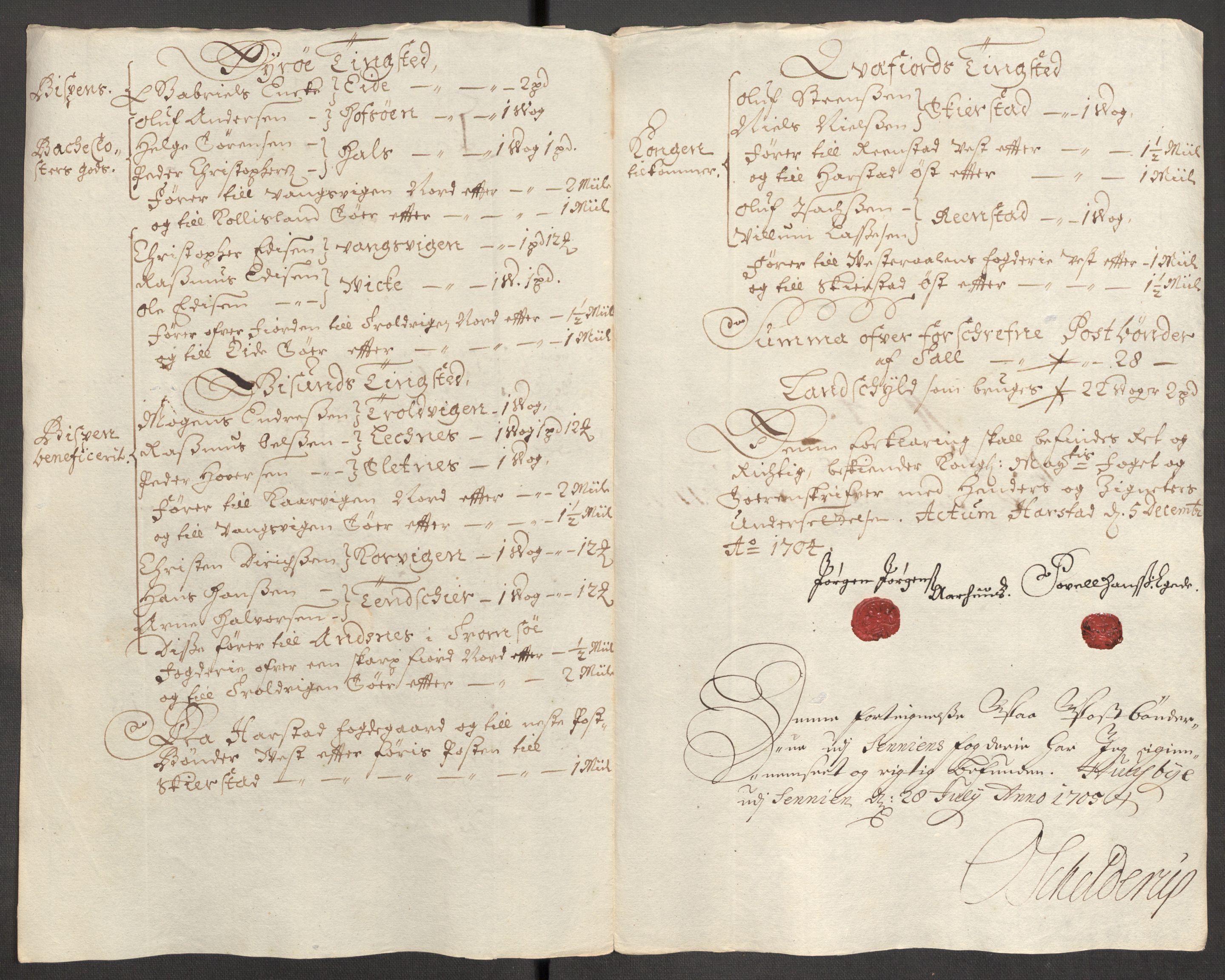Rentekammeret inntil 1814, Reviderte regnskaper, Fogderegnskap, RA/EA-4092/R68/L4755: Fogderegnskap Senja og Troms, 1700-1704, p. 398