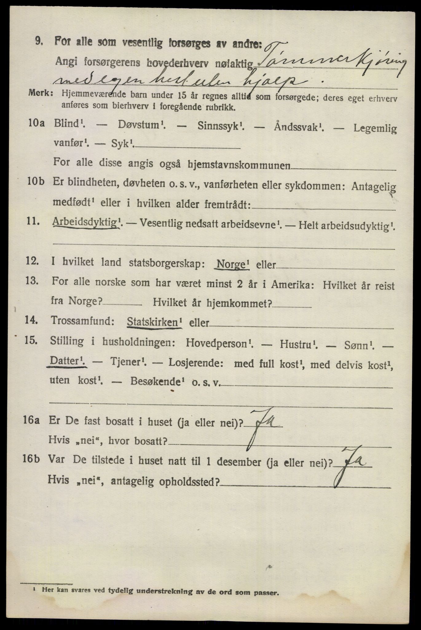 SAKO, 1920 census for Ådal, 1920, p. 7691