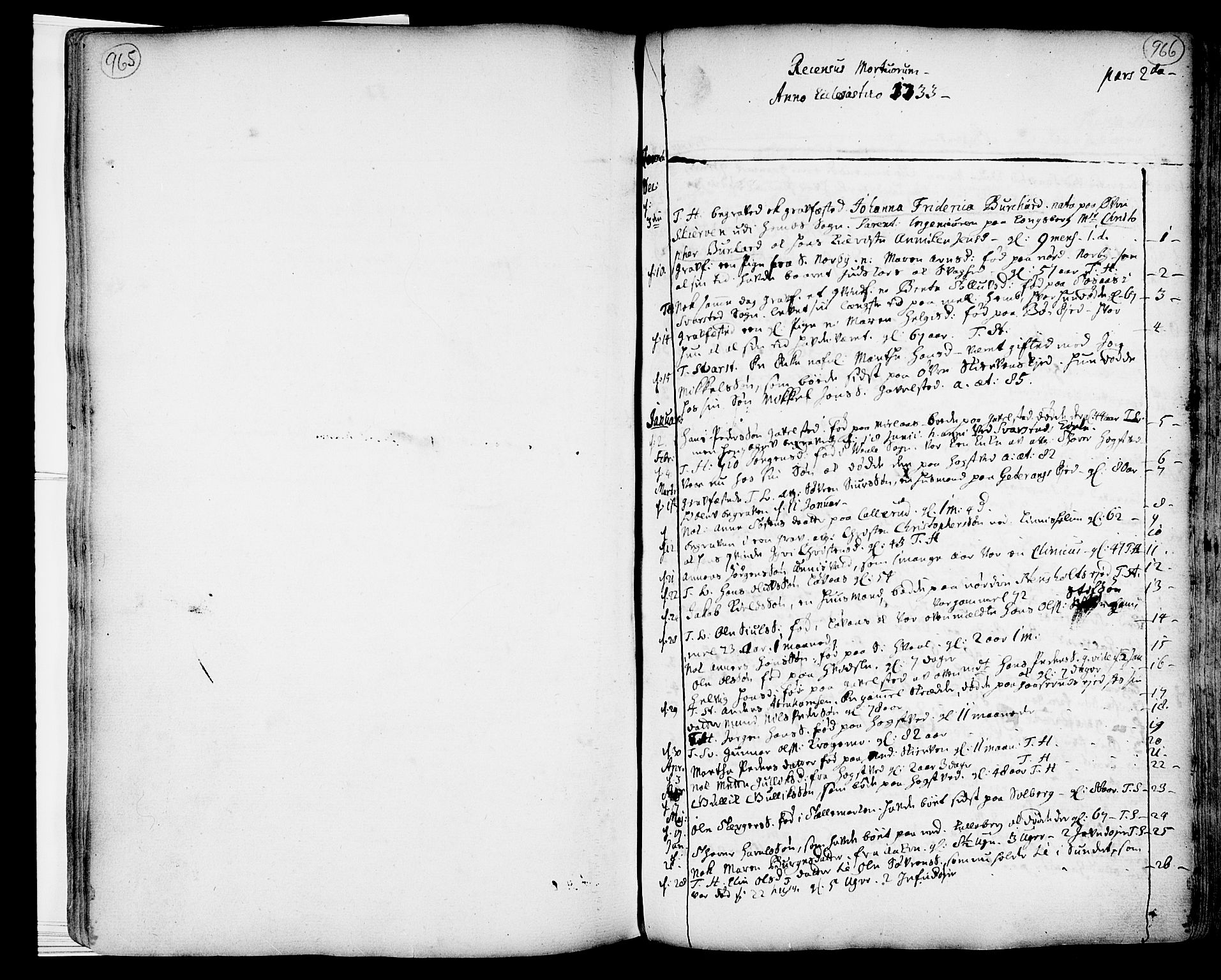 Lardal kirkebøker, SAKO/A-350/F/Fa/L0003: Parish register (official) no. I 3, 1733-1815, p. 965-966