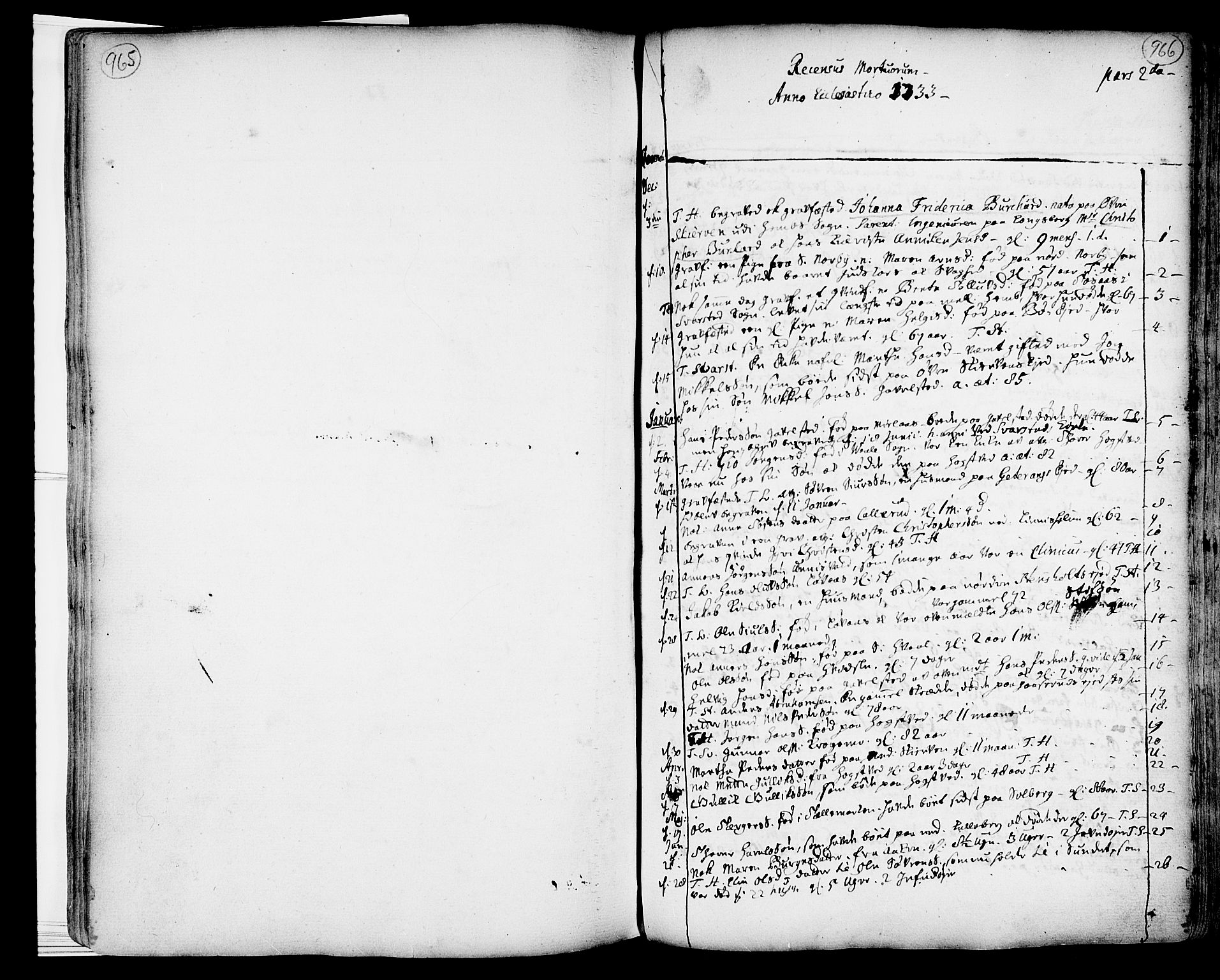 Lardal kirkebøker, AV/SAKO-A-350/F/Fa/L0003: Parish register (official) no. I 3, 1733-1815, p. 965-966